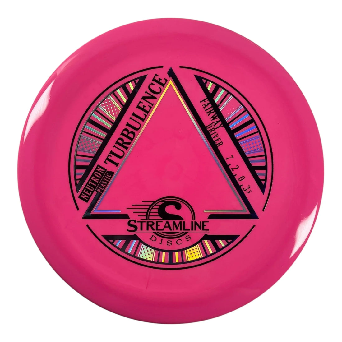 Streamline Discs Turbulence | Neutron | Pink/Blue 168-174g Disc Golf