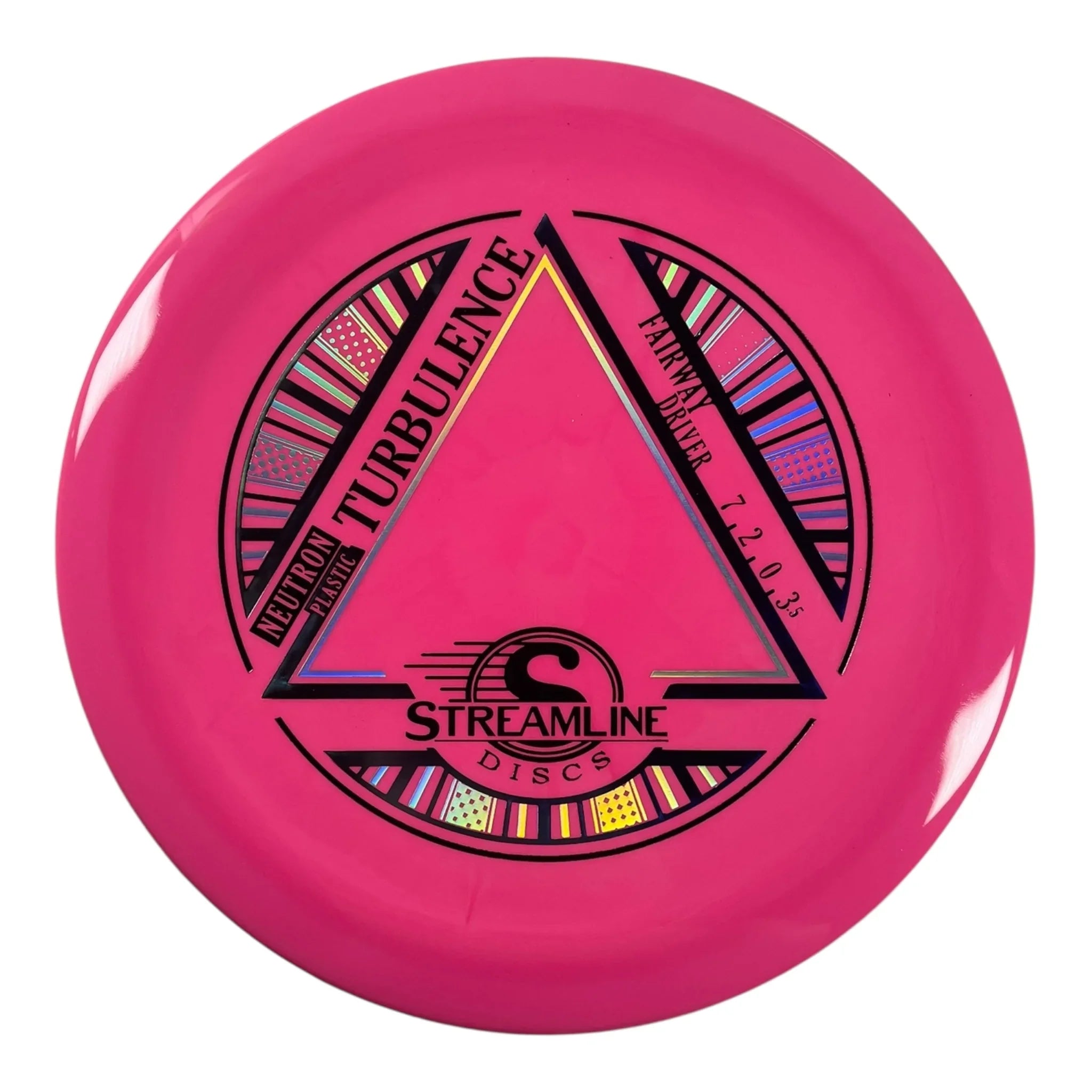 Streamline Discs Turbulence | Neutron | Pink/Blue 168-174g Disc Golf