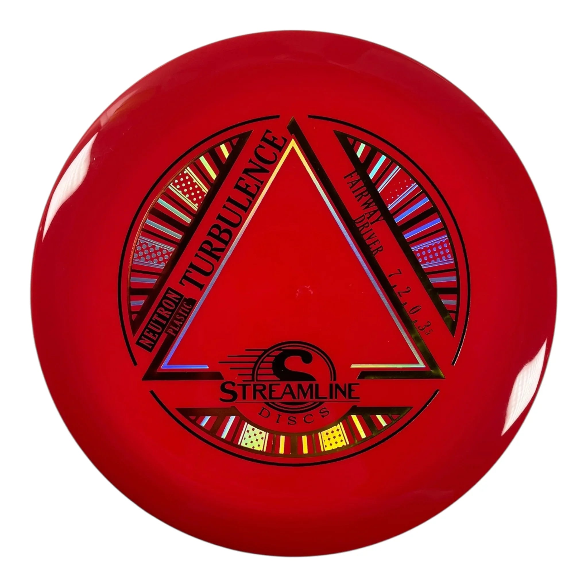 Streamline Discs Turbulence | Neutron | Red/Orange 172g Disc Golf