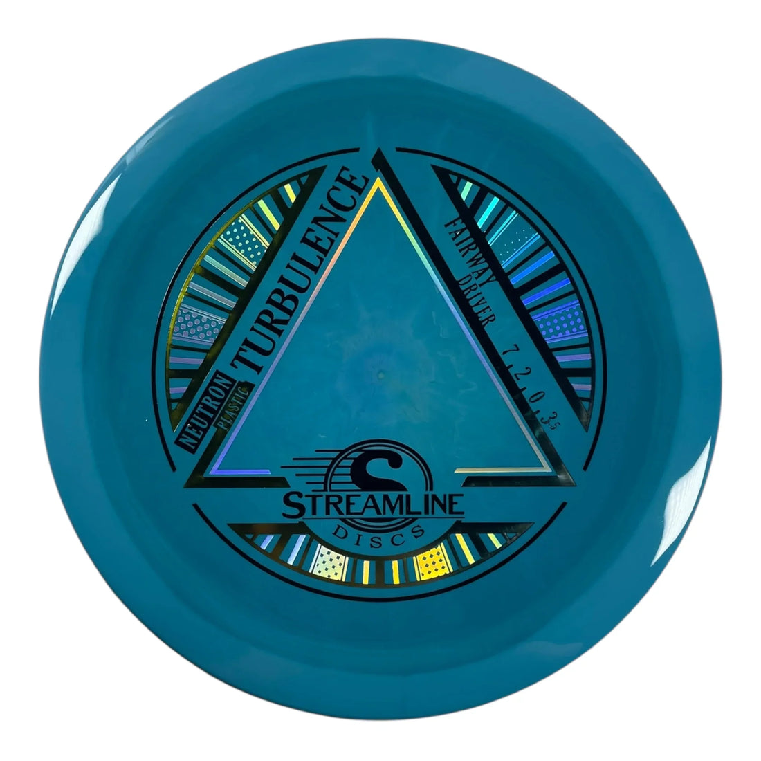 Streamline Discs Turbulence | Neutron | Teal/Green 168g Disc Golf