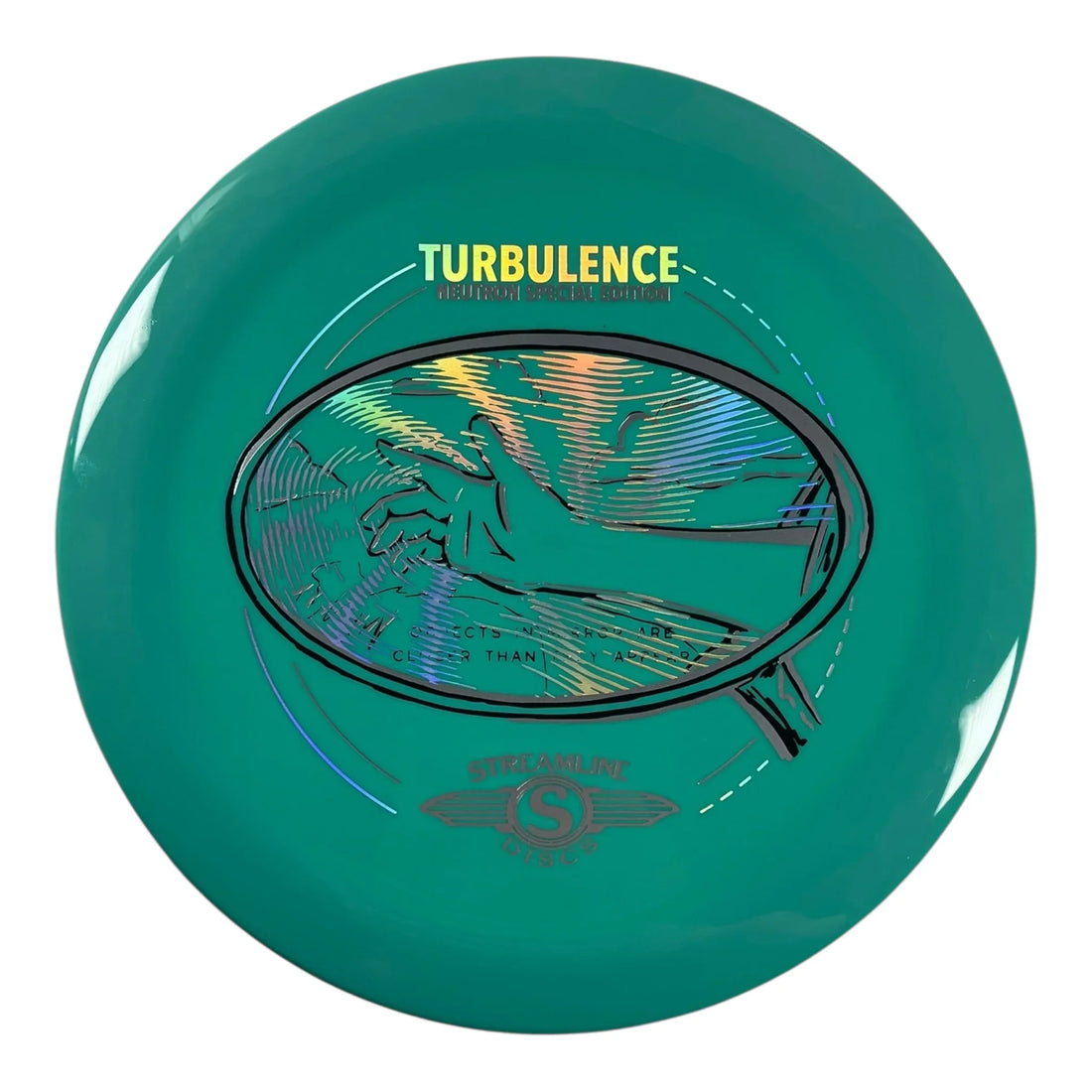 Streamline Discs Turbulence | Neutron | Teal/Holo 172g (Special Edition) Disc Golf