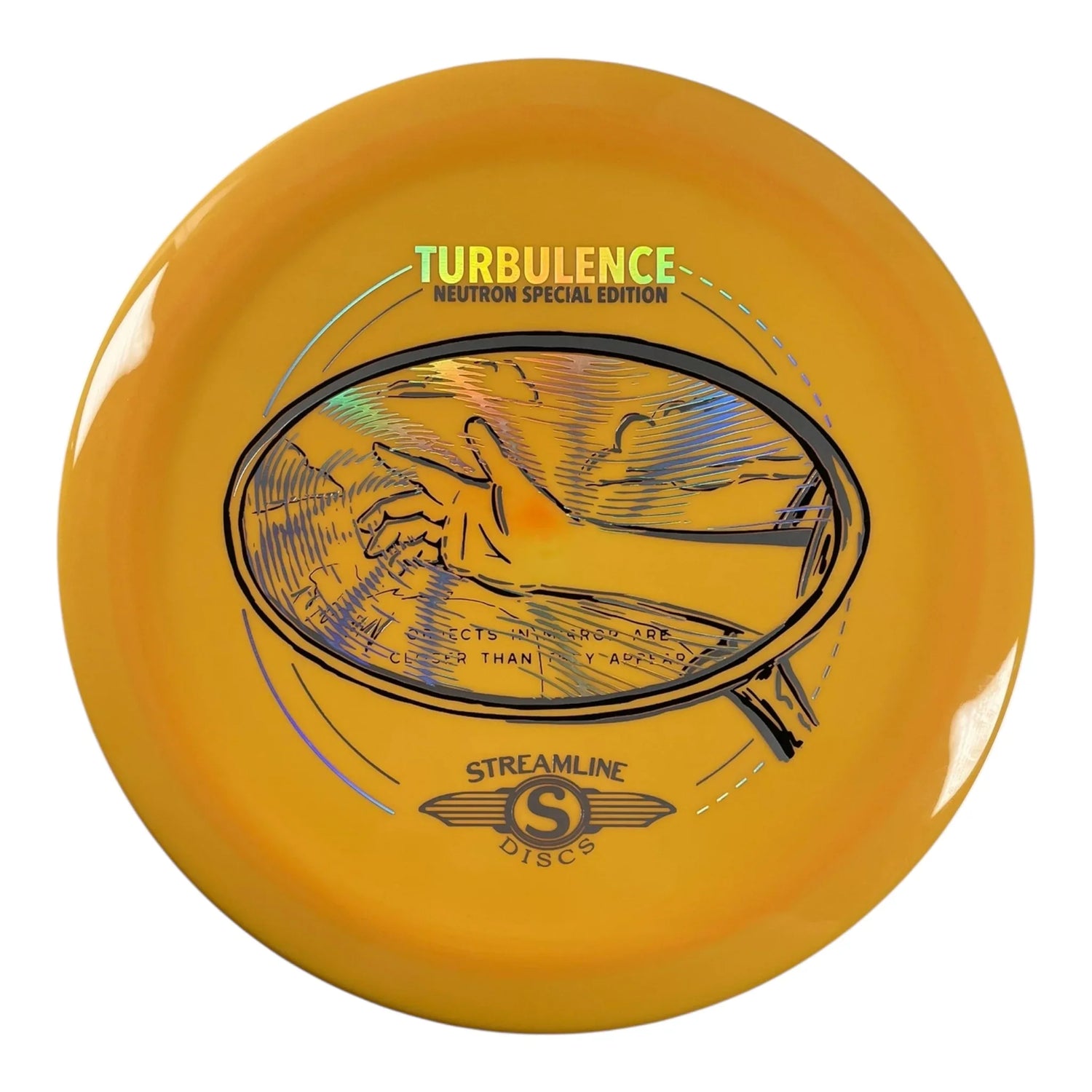 Streamline Discs Turbulence | Neutron | Yellow/Holo 173g (Special Edition) Disc Golf