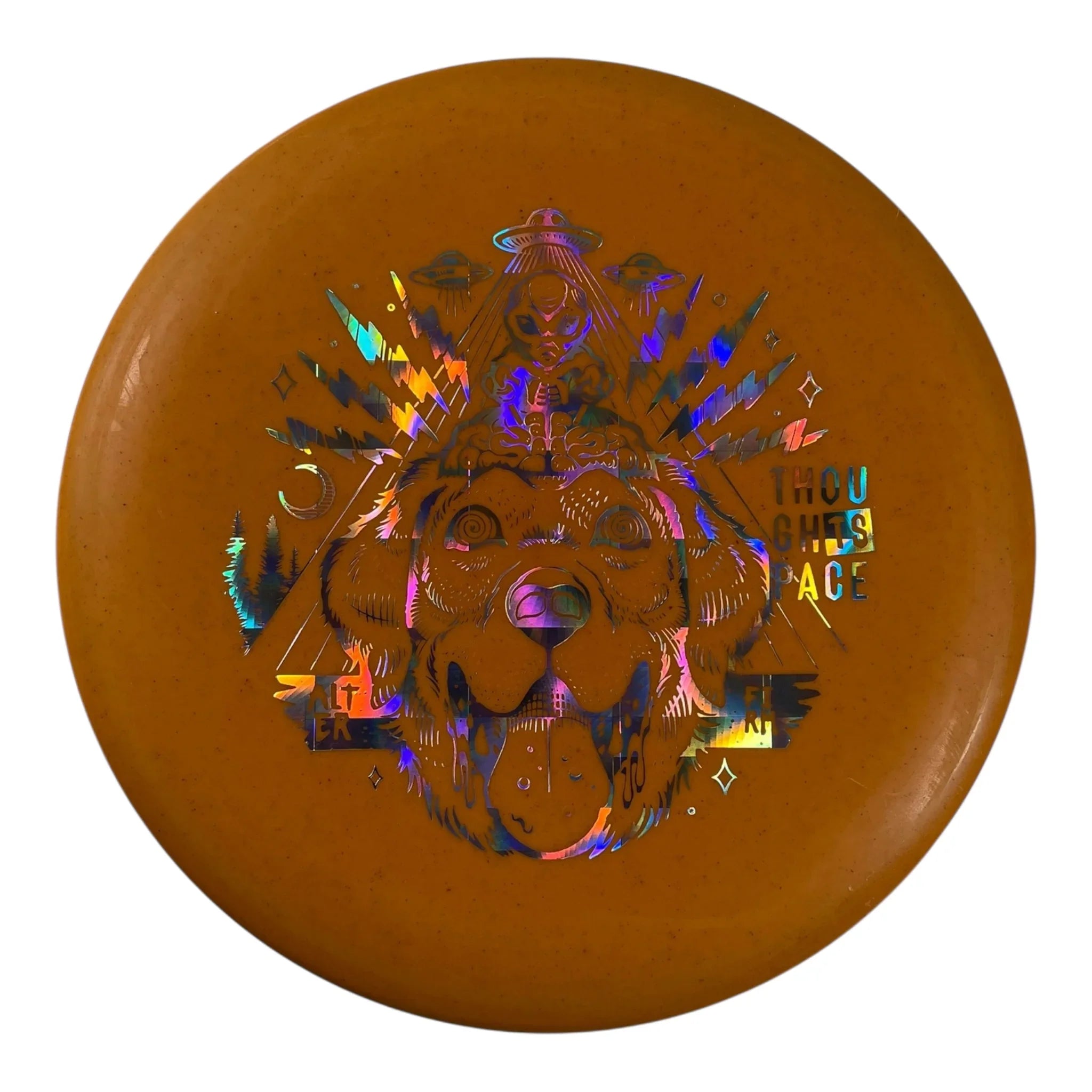 Thought Space Athletics Alter | Nerve Firm | Orange/Holo 173g Disc Golf