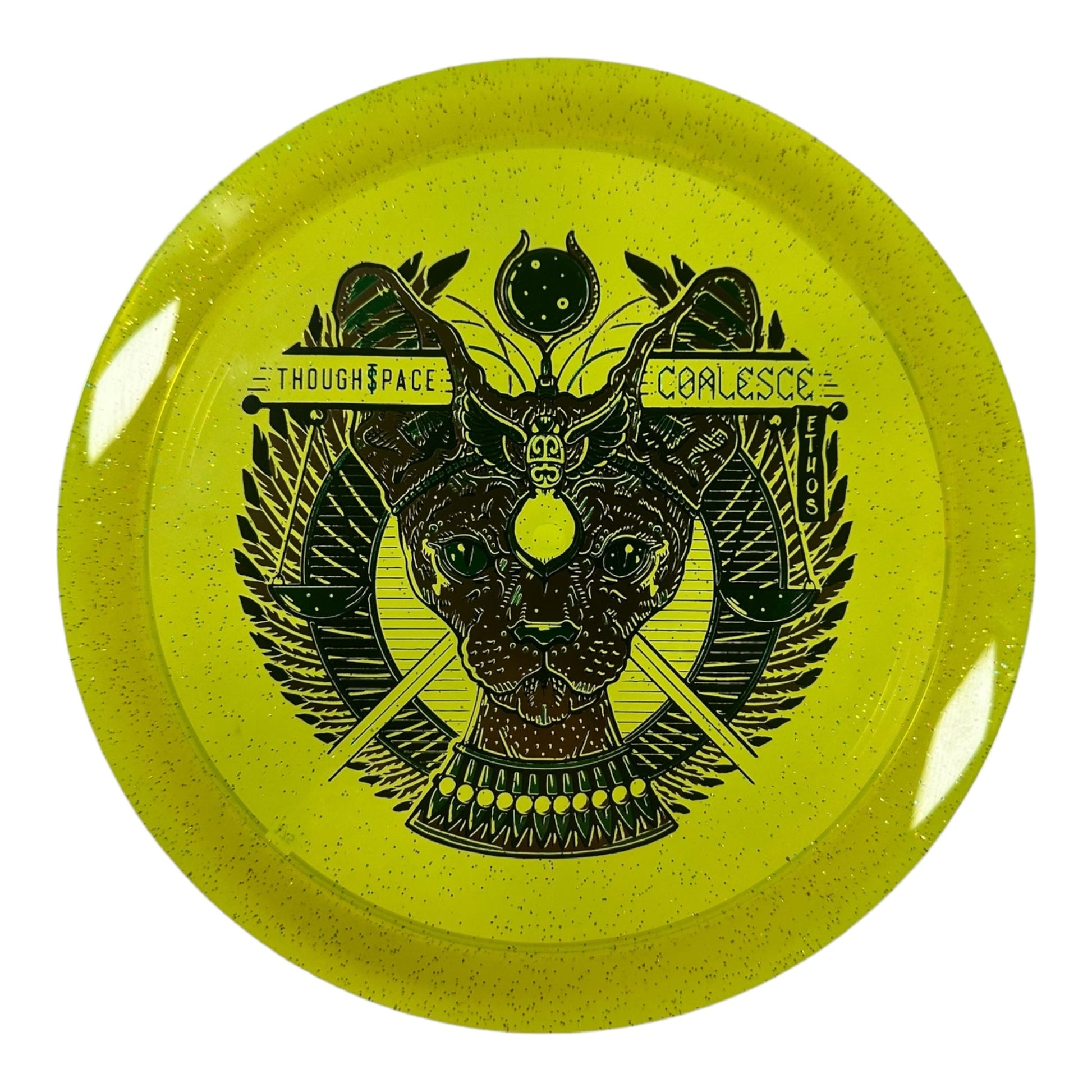 Thought Space Athletics Coalesce | Ethos | Yellow/Green 175g Disc Golf