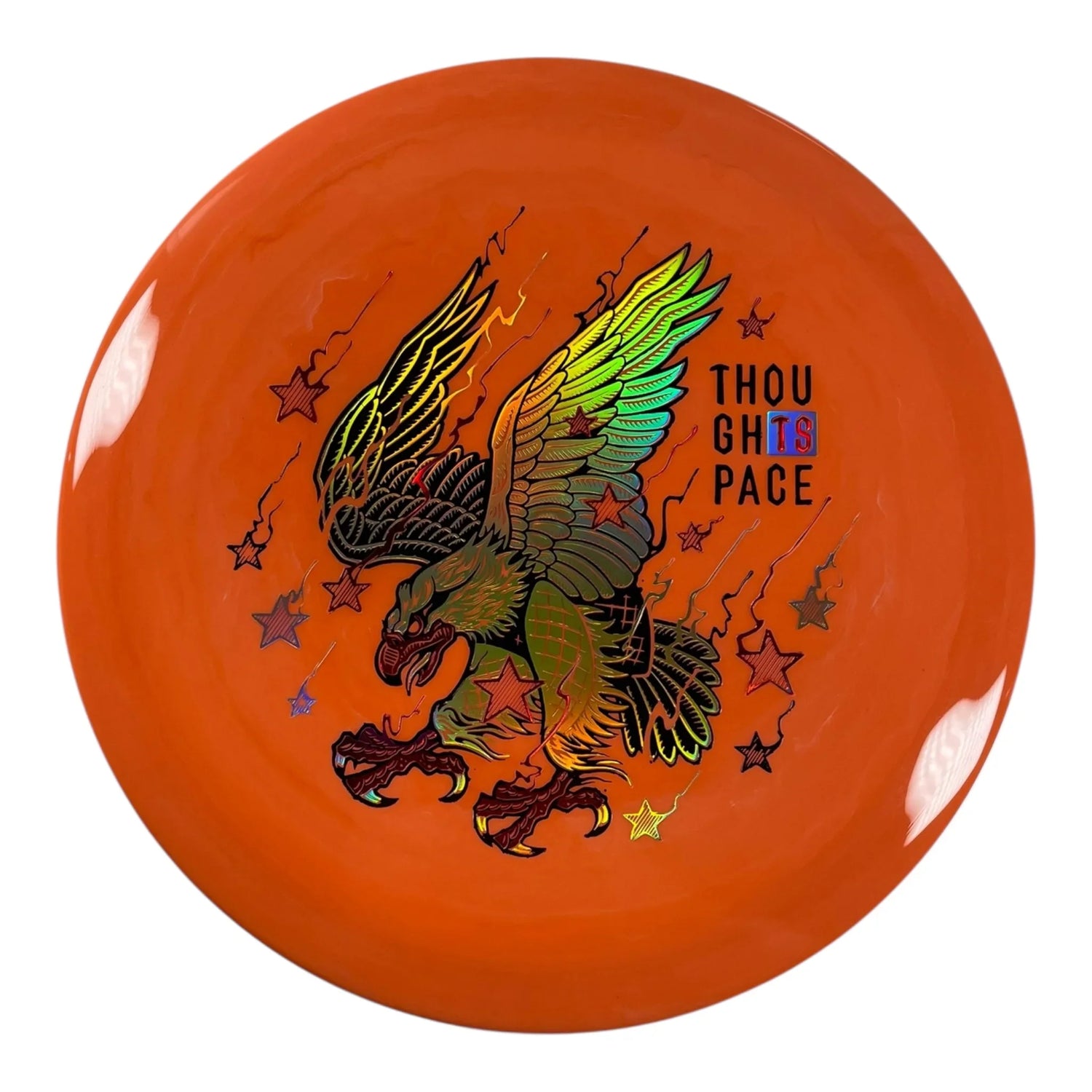 Thought Space Athletics Coalesce | Aura | Orange/Holo/Black 174g (Freedom Chicken) Disc Golf