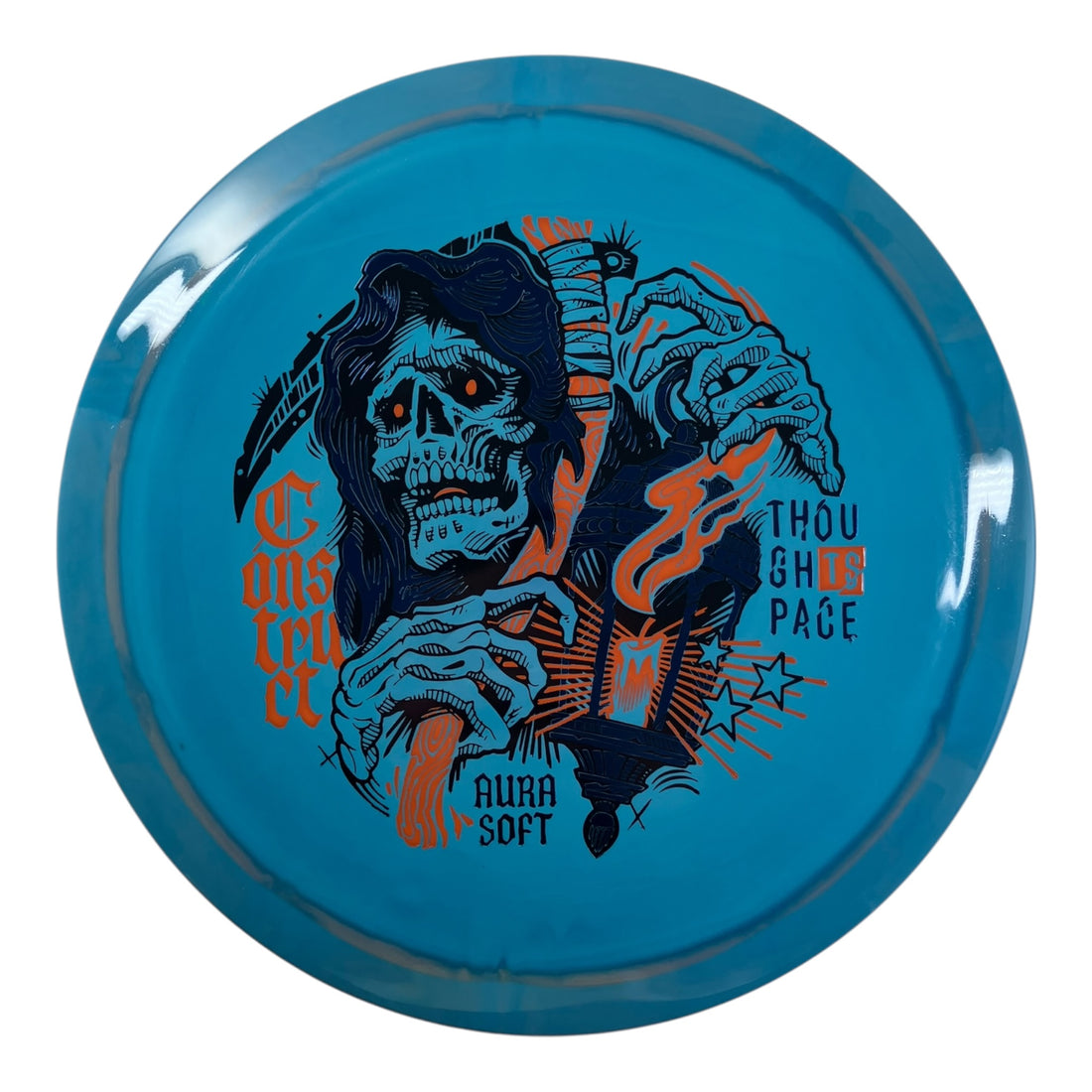 Thought Space Athletics Construct | Aura Soft | Blue/Orange/Blue 173g Disc Golf
