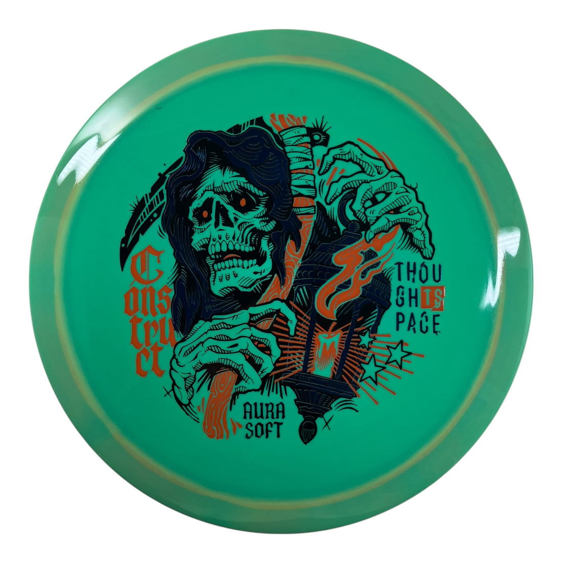 Thought Space Athletics Construct | Aura Soft | Green/Blue/Orange 174g Disc Golf