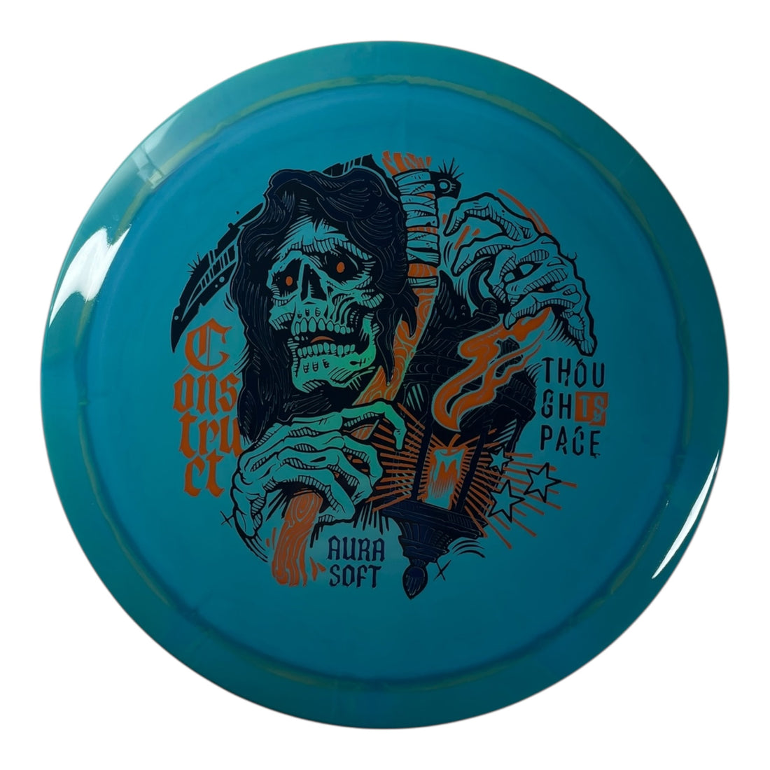 Thought Space Athletics Construct | Aura Soft | Teal/Orange/Blue 173g Disc Golf