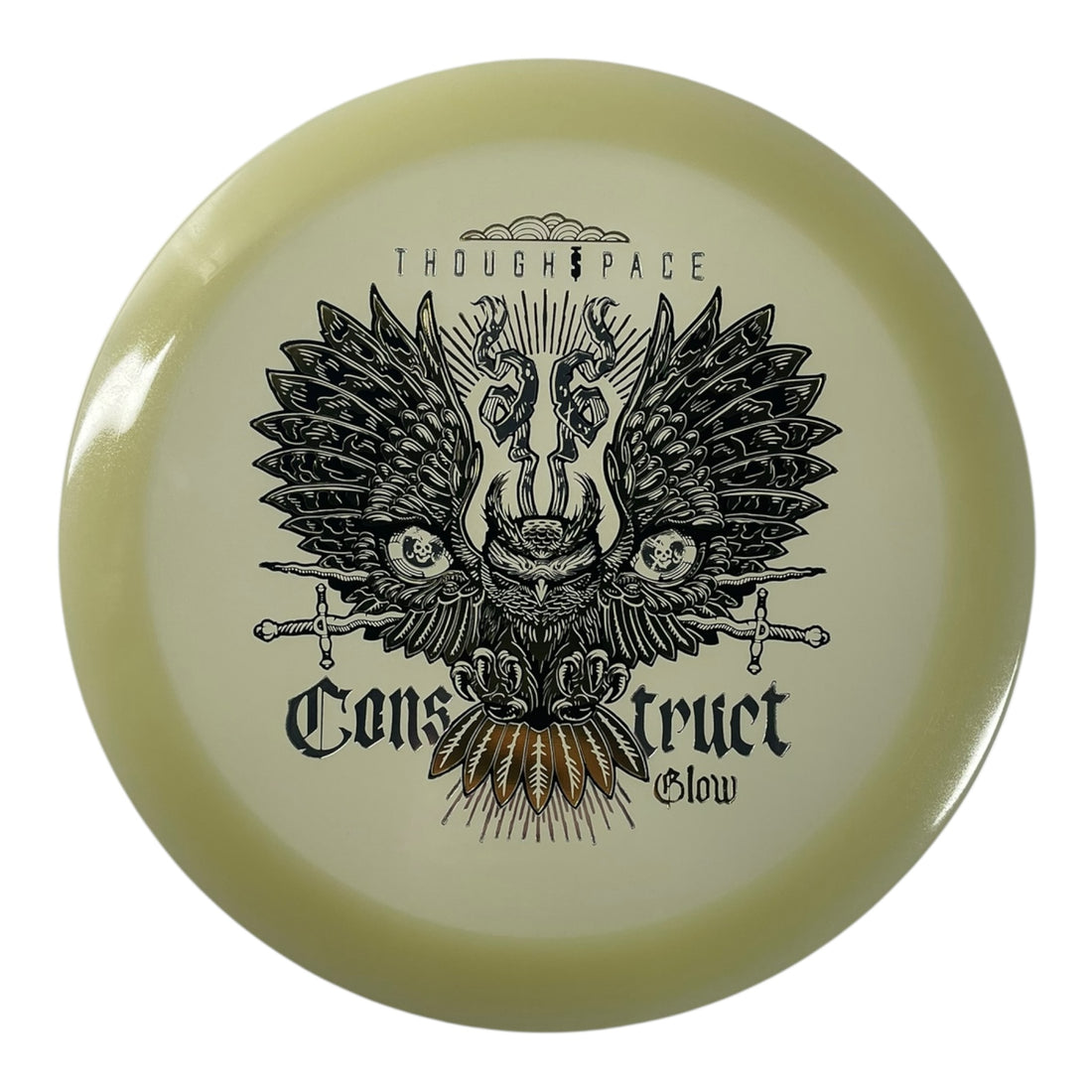 Thought Space Athletics Construct | Glow | Glow/Gold/Silver 172-174g Disc Golf
