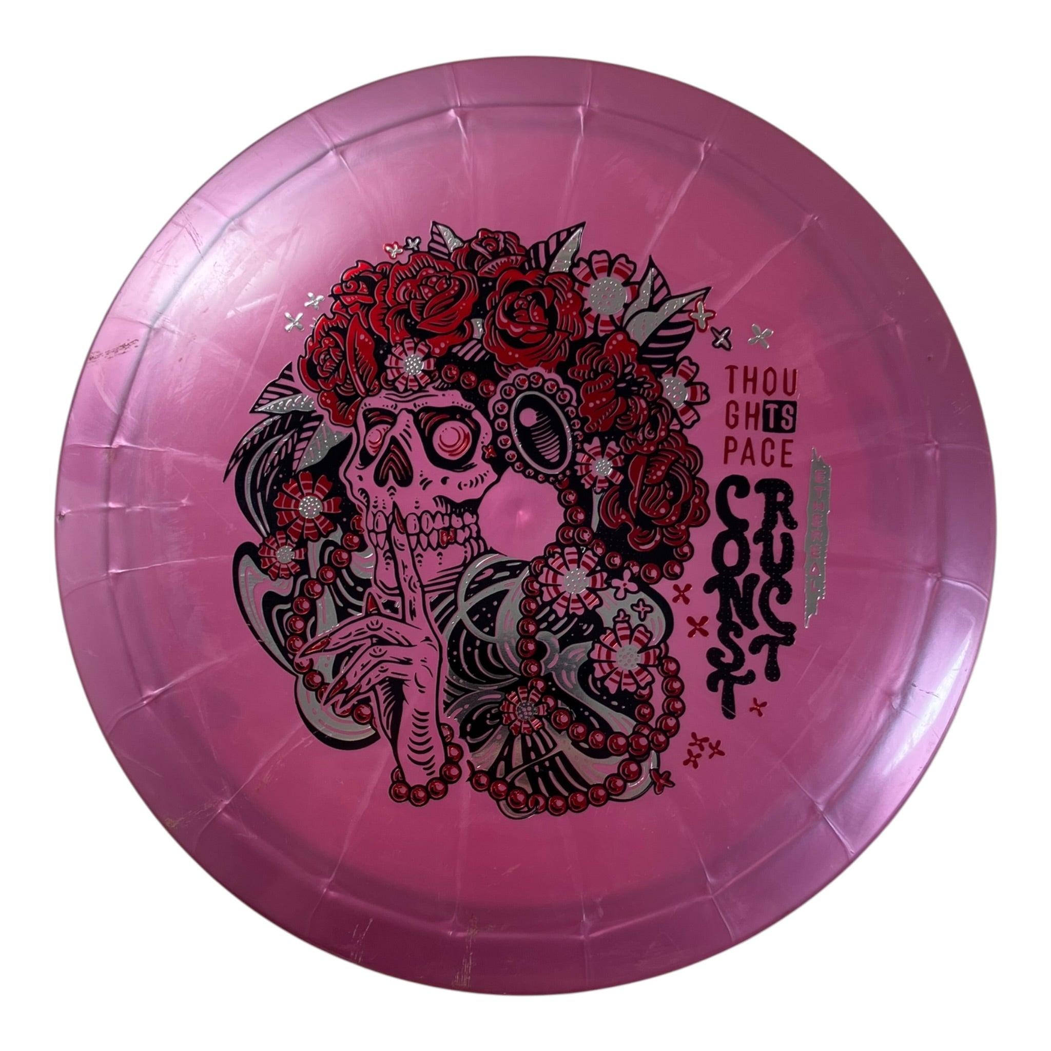 Thought Space Athletics Construct - Used Good | Nebula Ethereal | Pink/Red/Silver 175g Disc Golf