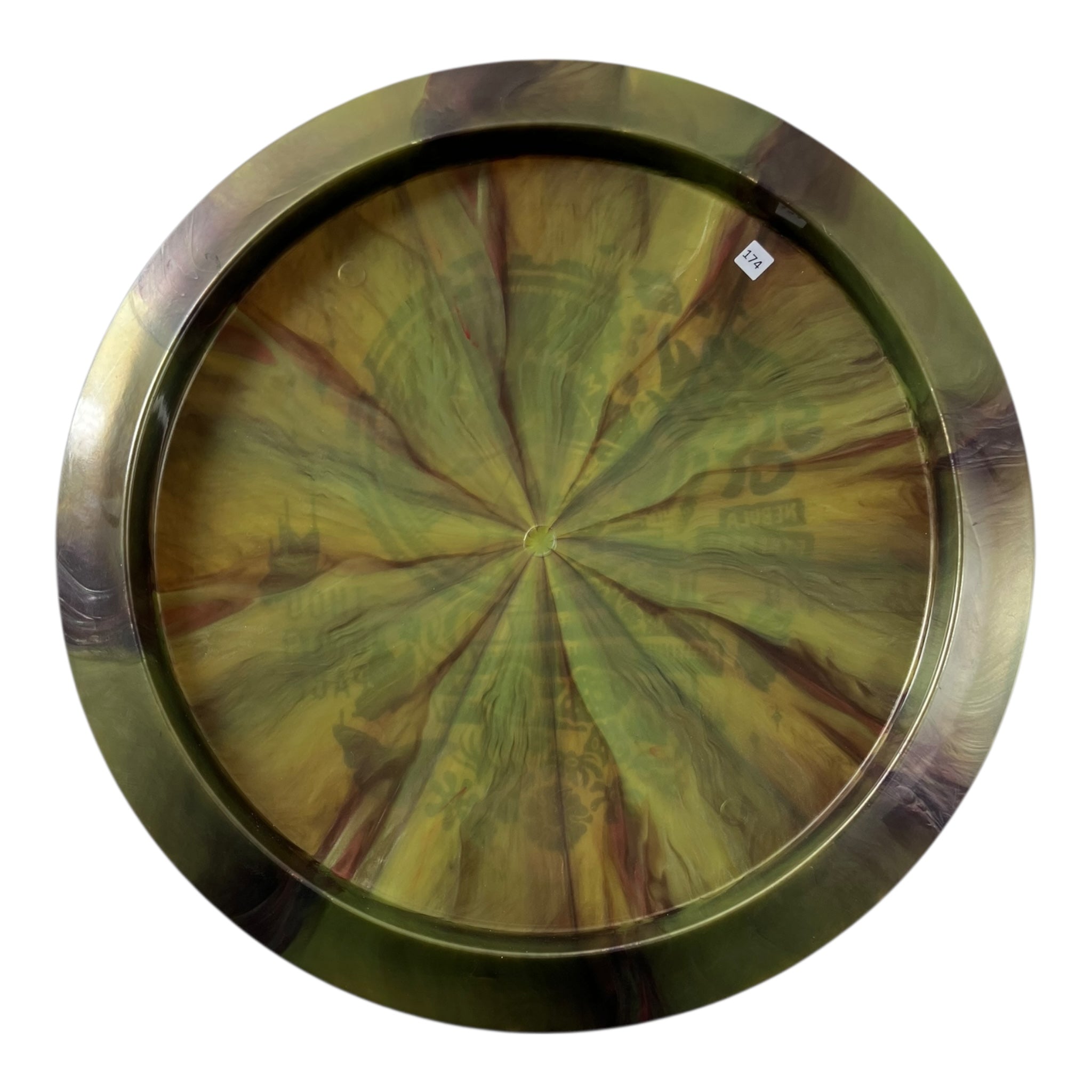 Thought Space Athletics Construct - Used Like New | Nebula Ethereal | Green/Pink 174g (Maria Oliva) Disc Golf