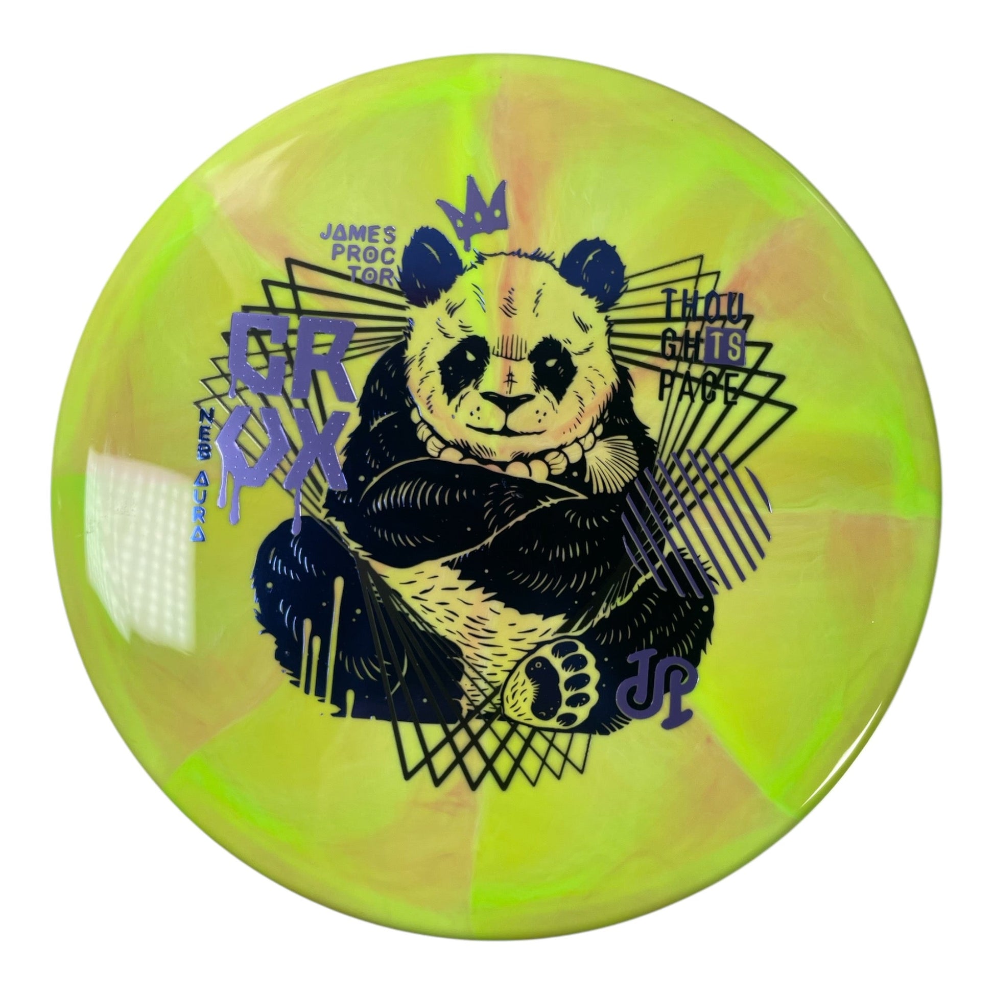 Thought Space Athletics Crux | Nebula Aura | Green/Blue 173 - 174g (James Proctor) Disc Golf