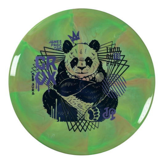 Thought Space Athletics Crux | Nebula Aura | Green/Purple 174g (James Proctor) Disc Golf