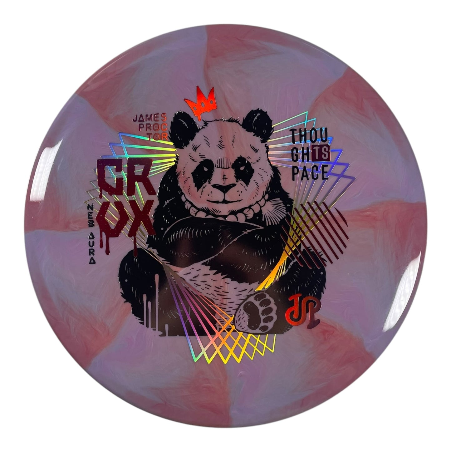 Thought Space Athletics Crux | Nebula Aura | Purple/Red 171g (James Proctor) Disc Golf