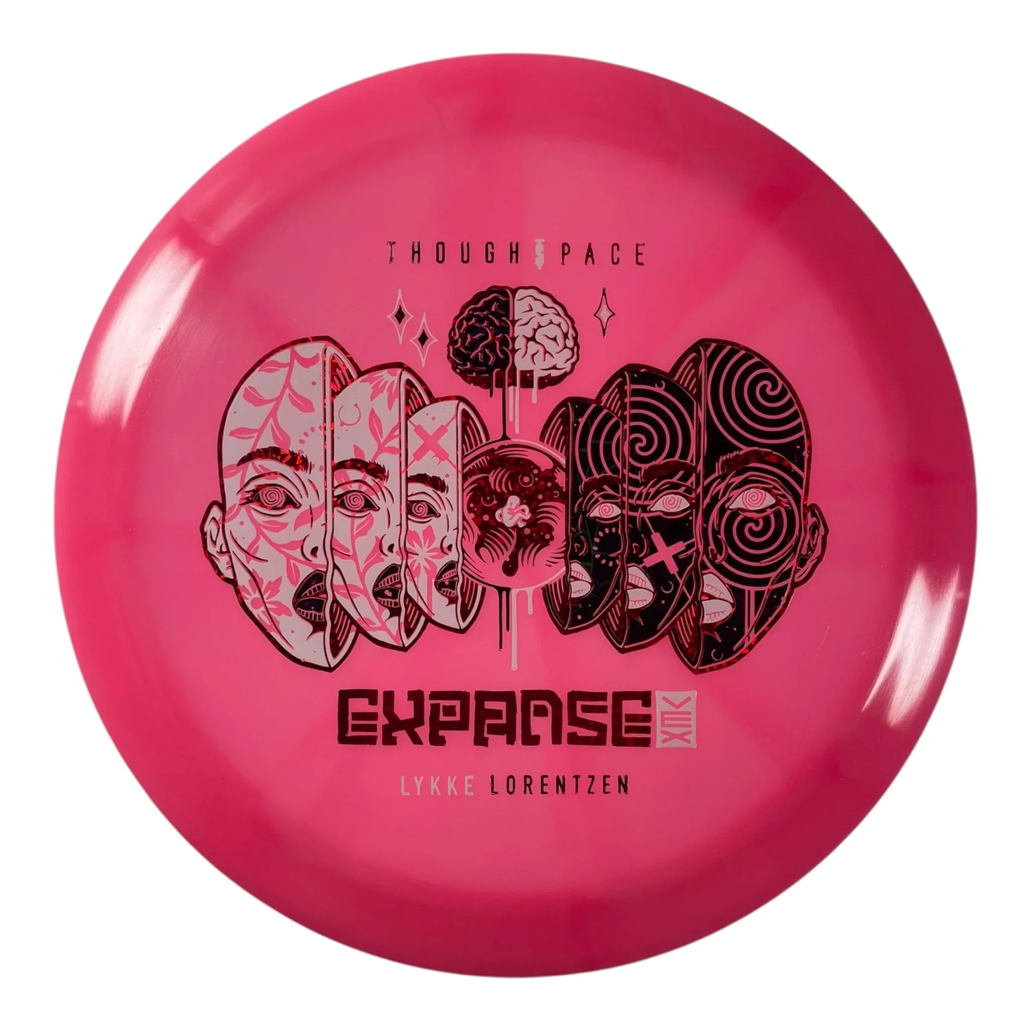 Thought Space Athletics Expanse | Vex | Pink/Red 175g (Lykke Lorentzen) Disc Golf