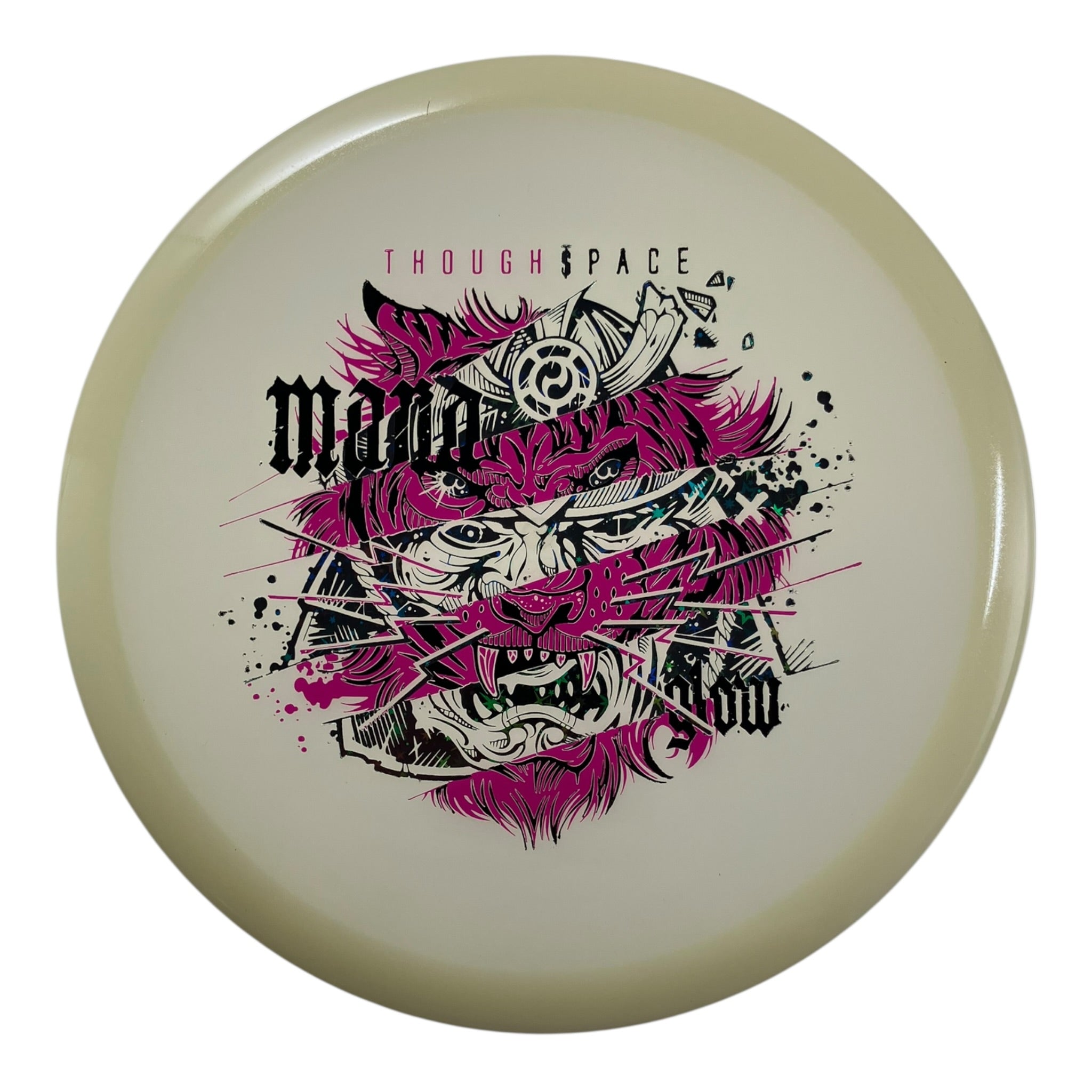 Thought Space Athletics Mana | Glow | Pink/Black Stars 176-177g Disc Golf
