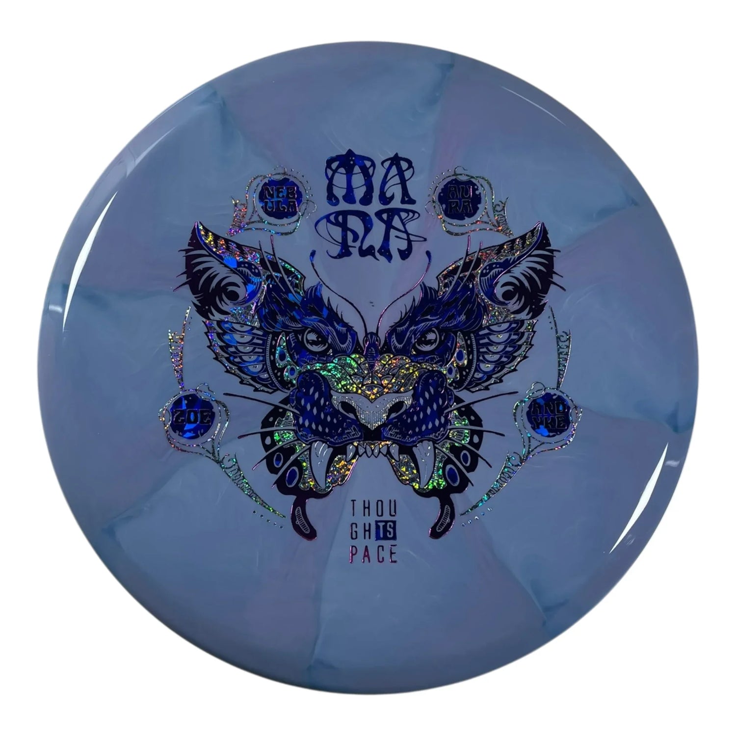 Thought Space Athletics Mana | Nebula Aura | Blue/Blue/Pink 178g (Zoe Andyke) Disc Golf