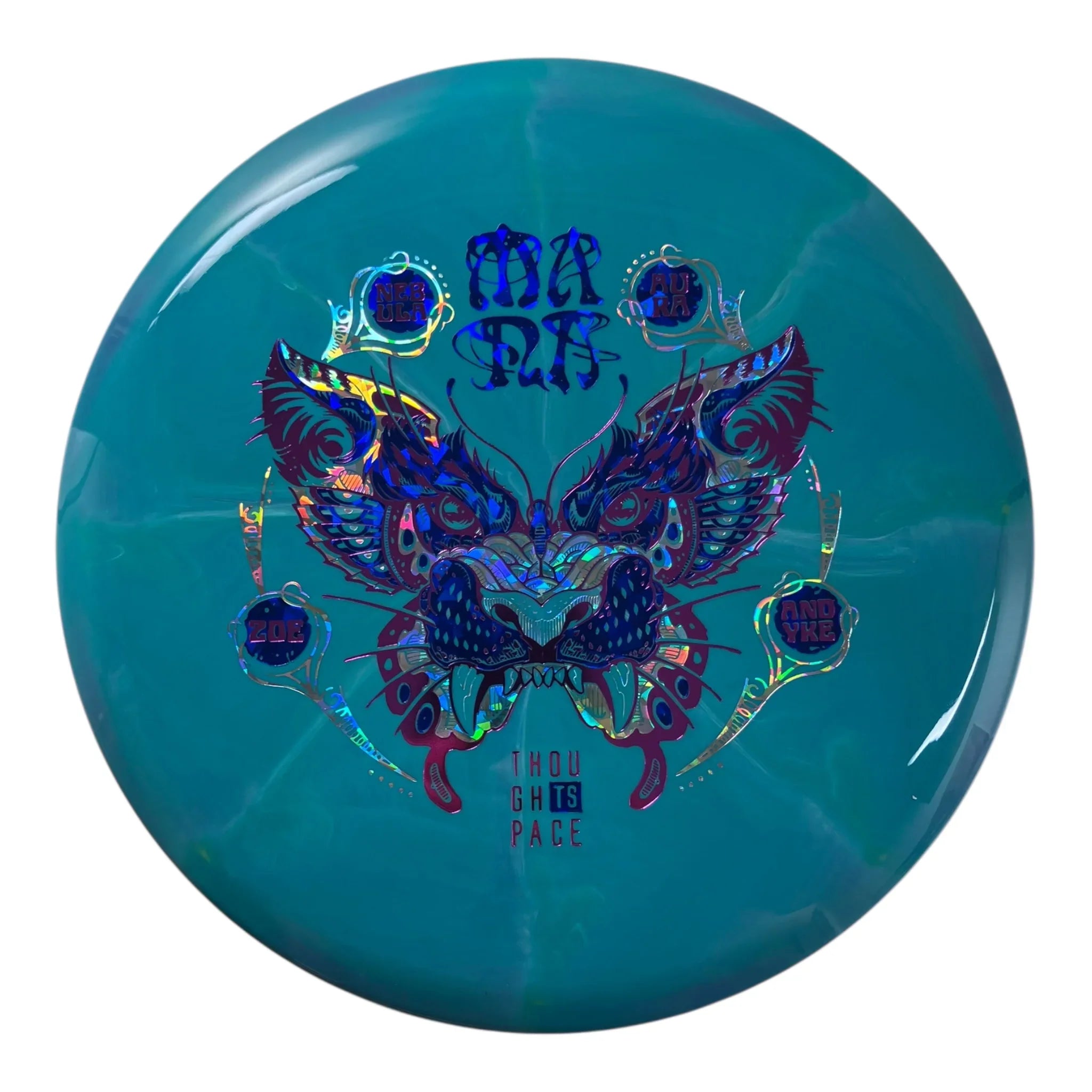 Thought Space Athletics Mana | Nebula Aura | Blue/Pink/Silver 178g (Zoe Andyke) Disc Golf