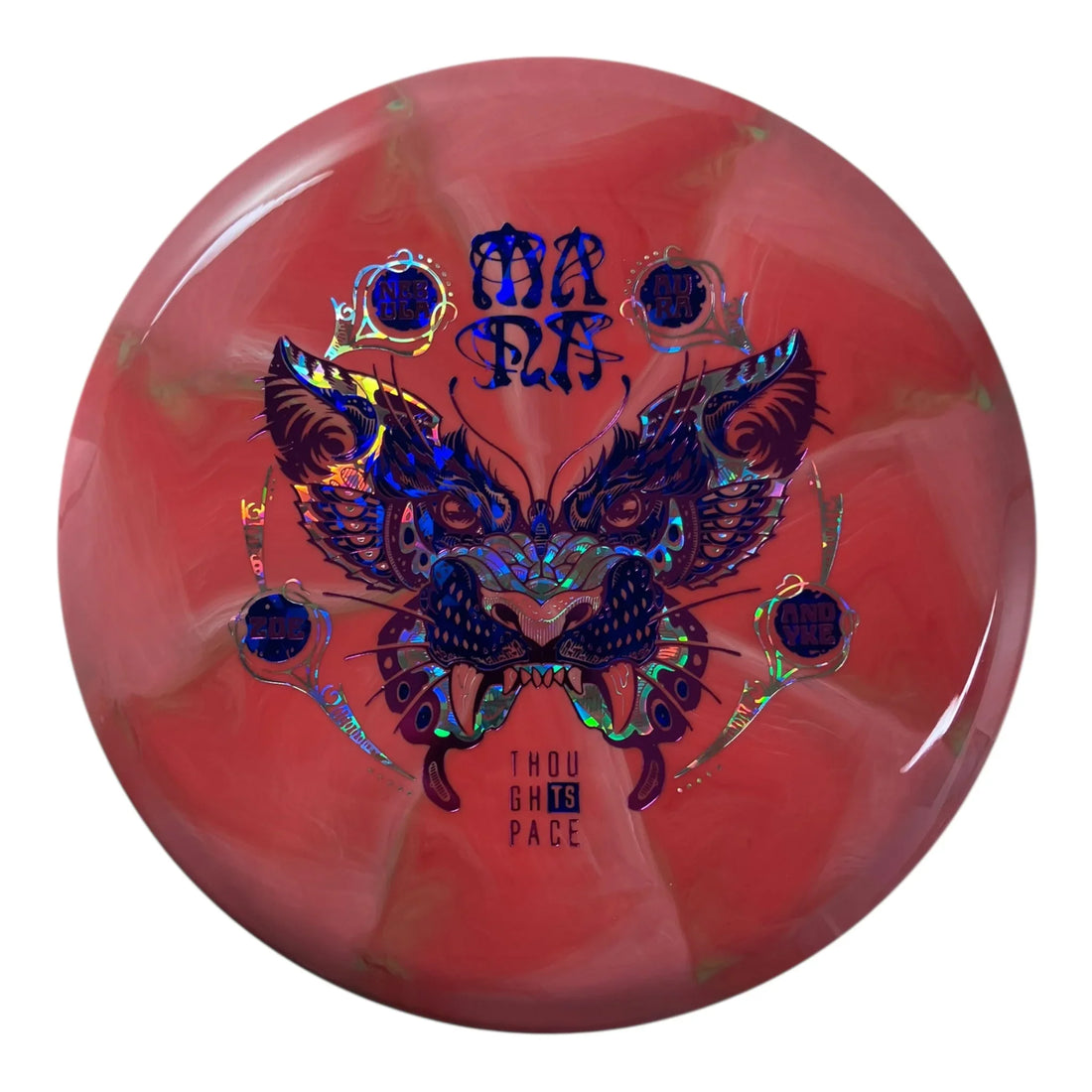 Thought Space Athletics Mana | Nebula Aura | Coral/Purple/Silver 178g (Zoe Andyke) Disc Golf