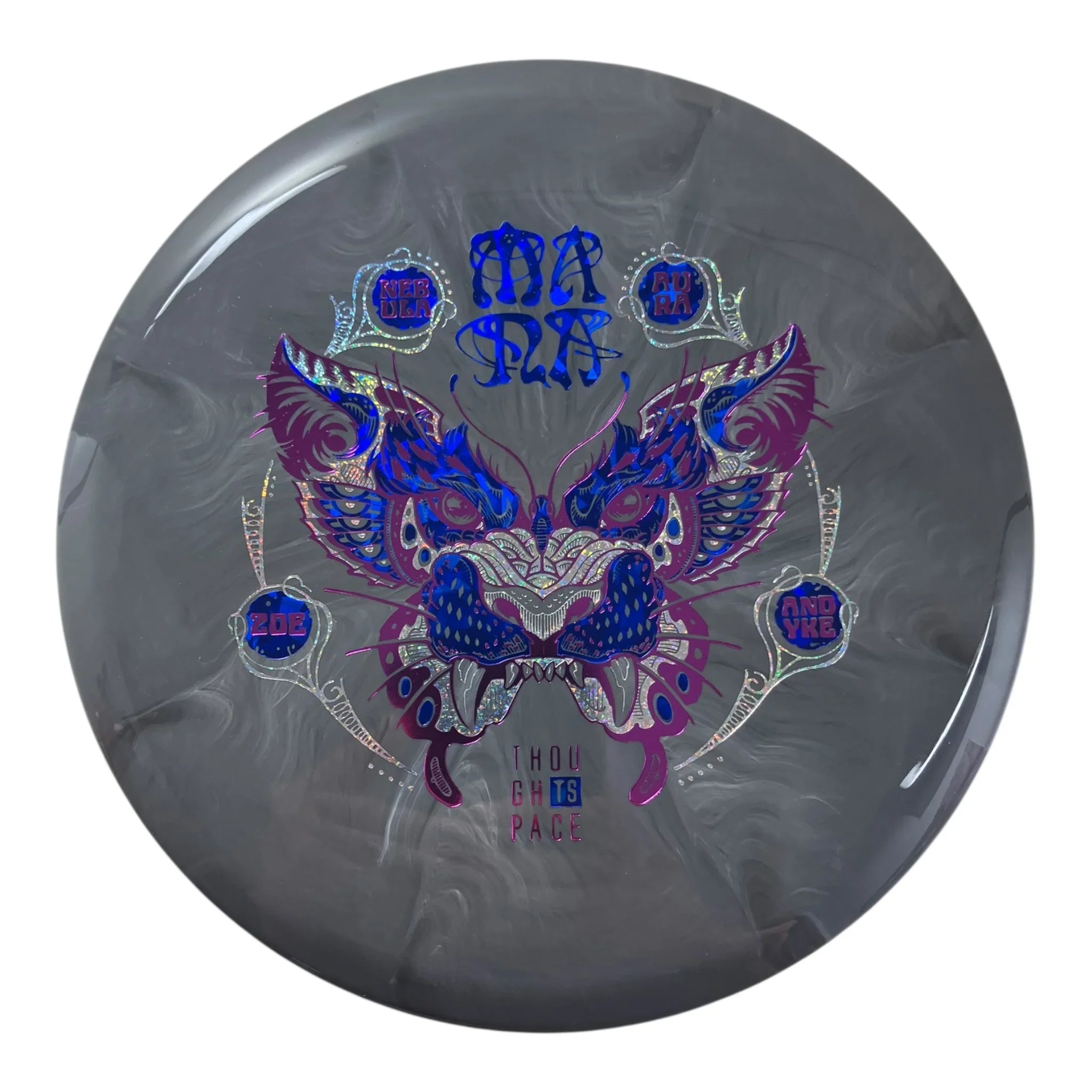 Thought Space Athletics Mana | Nebula Aura | Grey/Pink/Gold 178g (Zoe Andyke) Disc Golf
