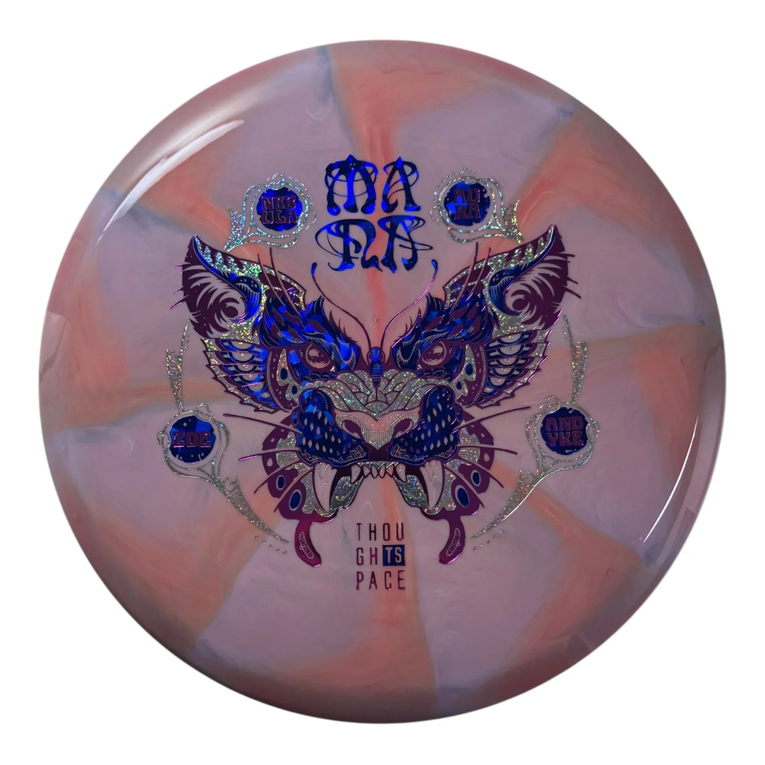 Thought Space Athletics Mana | Nebula Aura | Lilac/Pink/Silver 178g (Zoe Andyke) Disc Golf