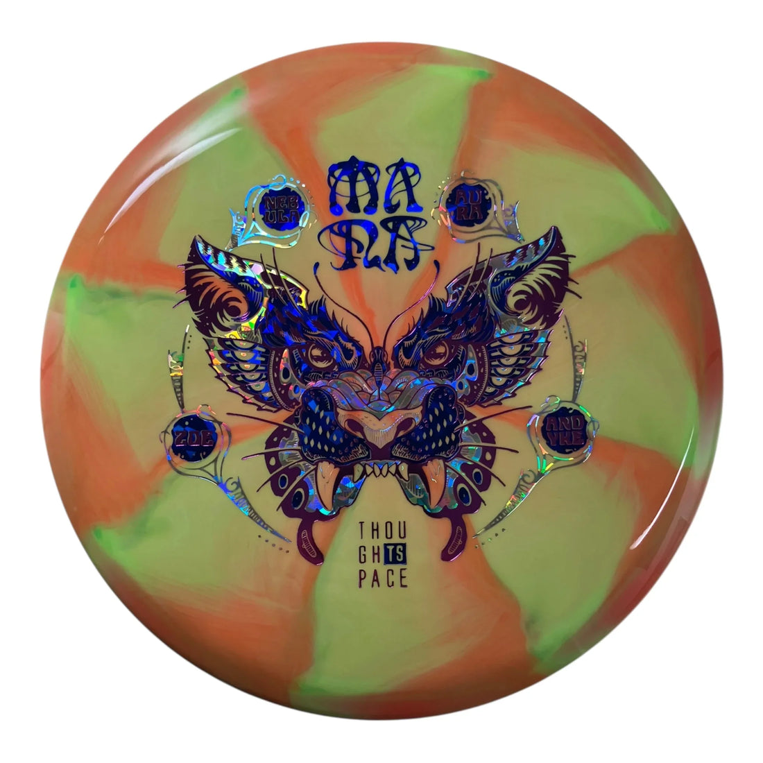 Thought Space Athletics Mana | Nebula Aura | Orange/Green/Purple 178g (Zoe Andyke) Disc Golf