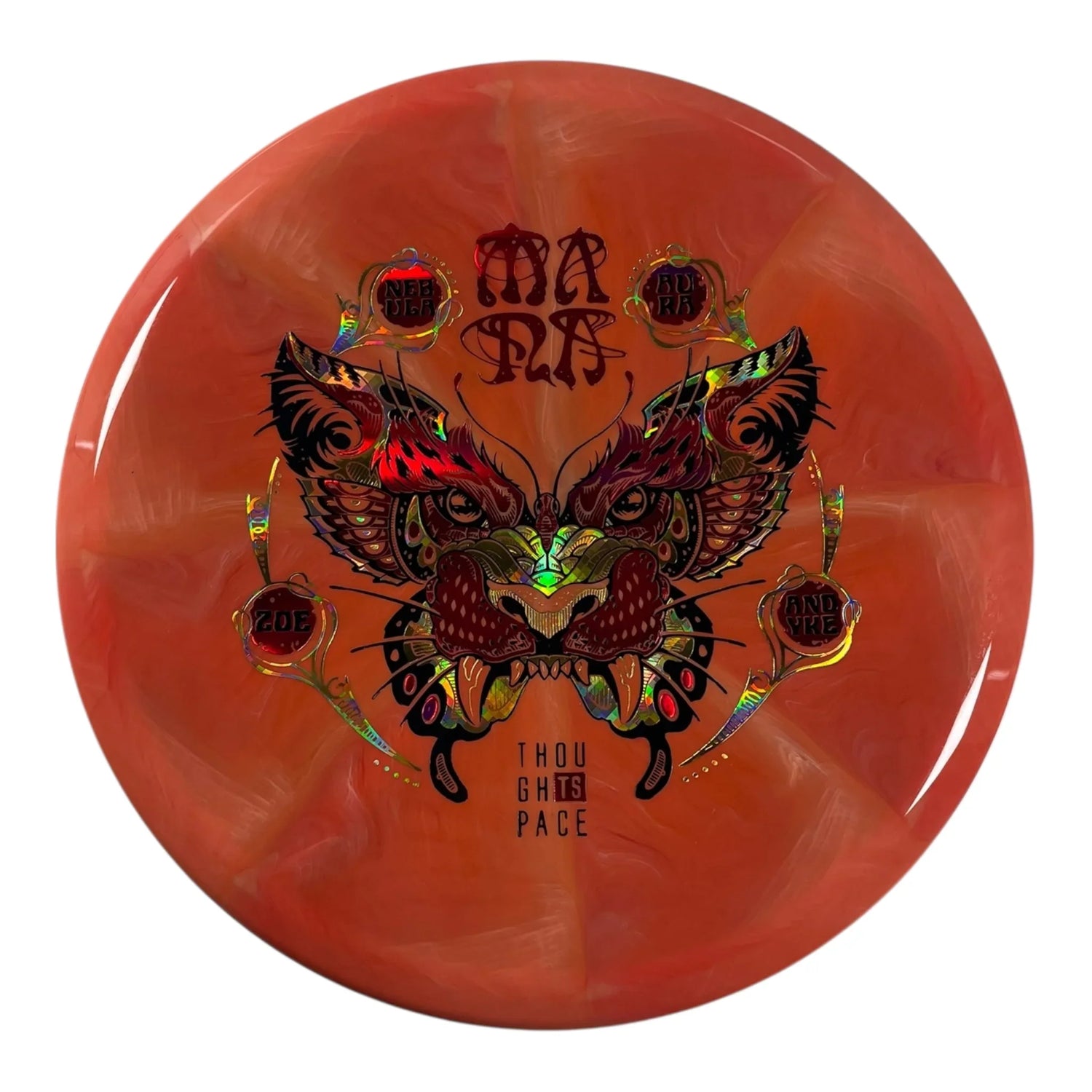 Thought Space Athletics Mana | Nebula Aura | Orange/Red/Gold 178g (Zoe Andyke) Disc Golf