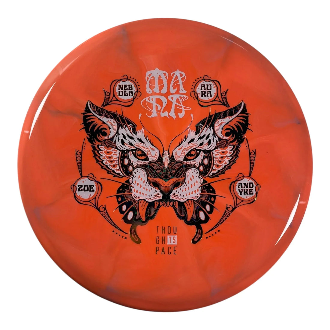 Thought Space Athletics Mana | Nebula Aura | Orange/White/Multi 177g (Zoe Andyke) Disc Golf