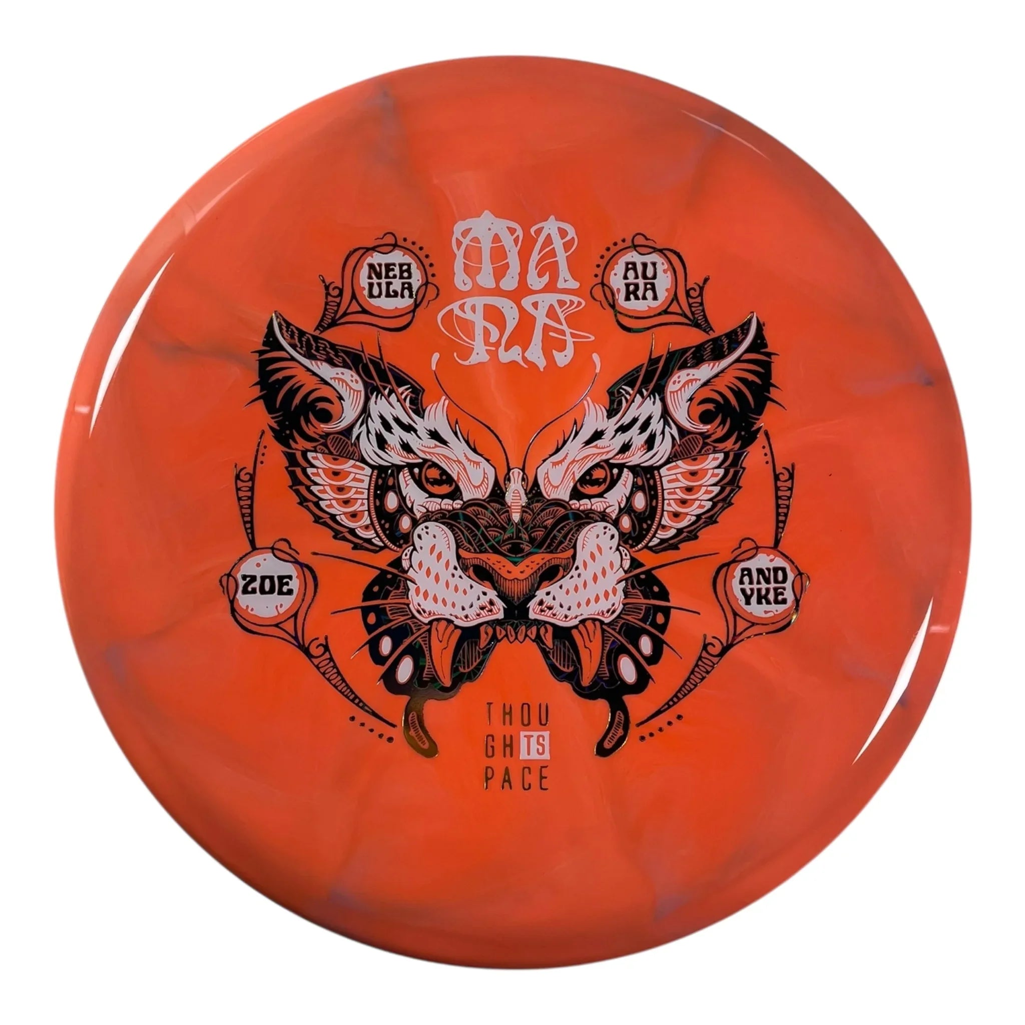 Thought Space Athletics Mana | Nebula Aura | Orange/White/Multi 177g (Zoe Andyke) Disc Golf