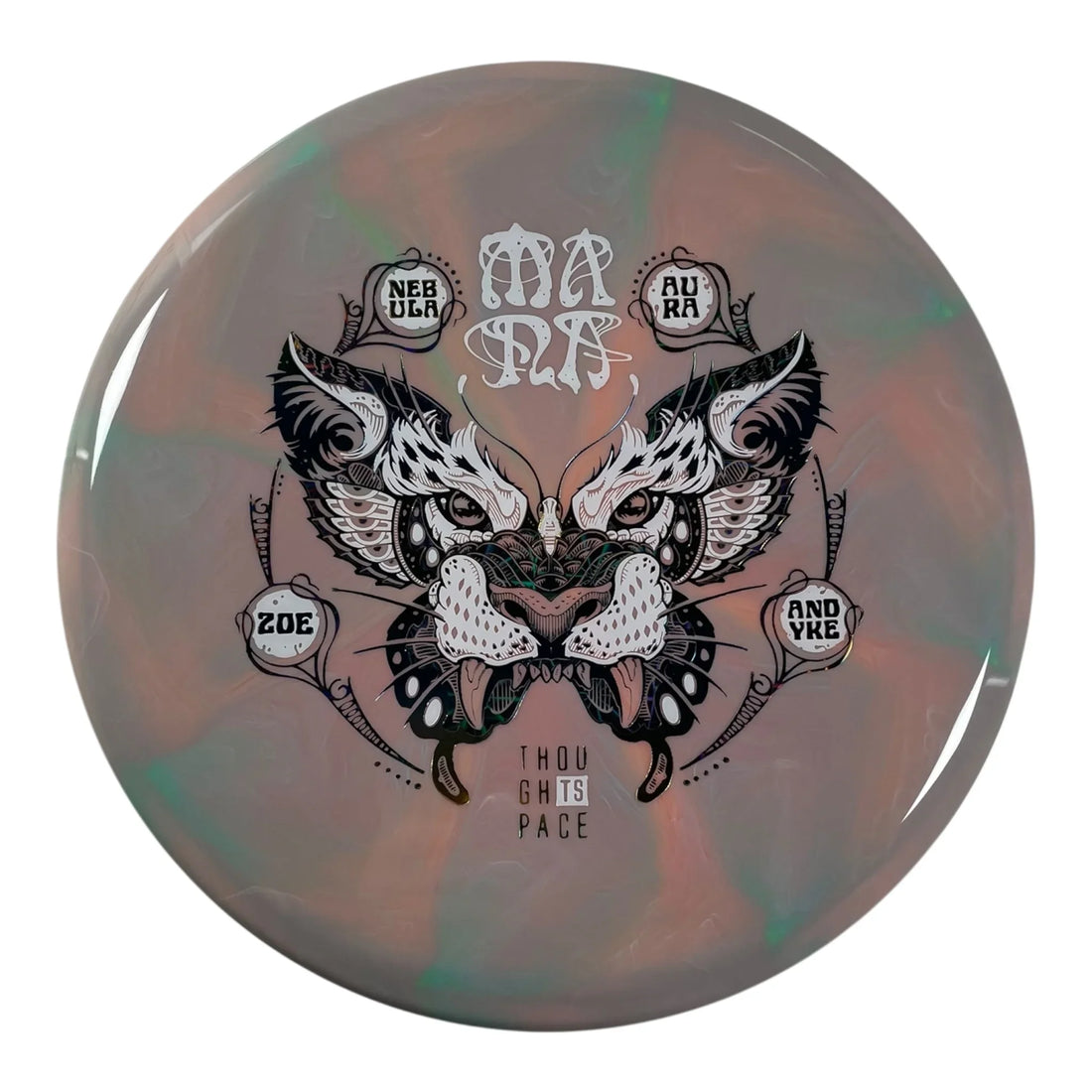 Thought Space Athletics Mana | Nebula Aura | Pink/White/Multi 177g (Zoe Andyke) Disc Golf