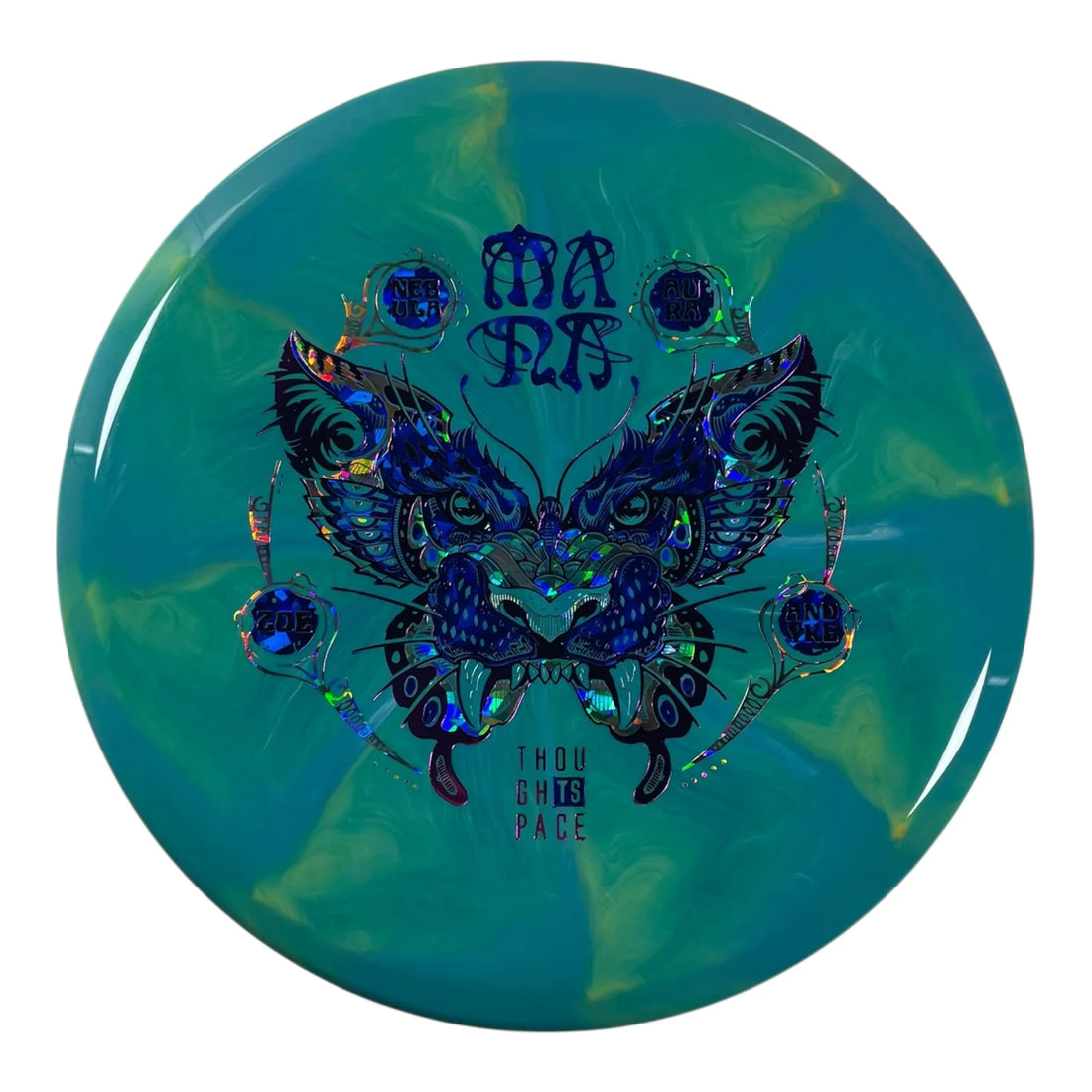Thought Space Athletics Mana | Nebula Aura | Teal/Blue/Pink 177g (Zoe Andyke) Disc Golf