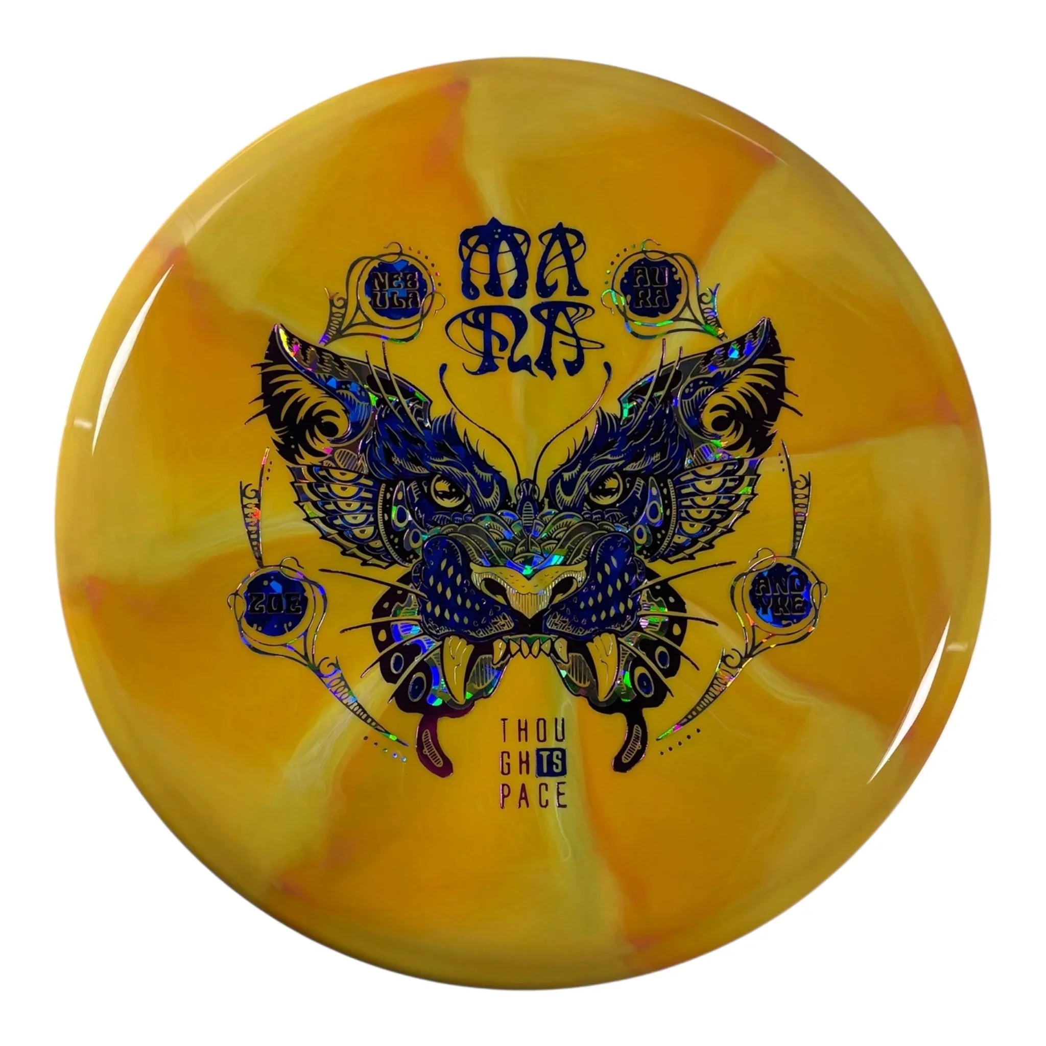 Thought Space Athletics Mana | Nebula Aura | Yellow/Blue/Pink 178g (Zoe Andyke) Disc Golf