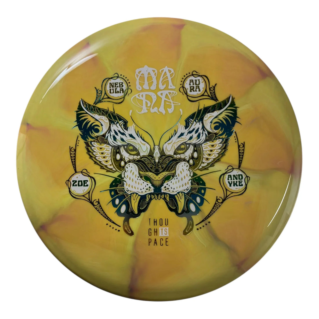 Thought Space Athletics Mana | Nebula Aura | Yellow/White/Blue 177g (Zoe Andyke) Disc Golf