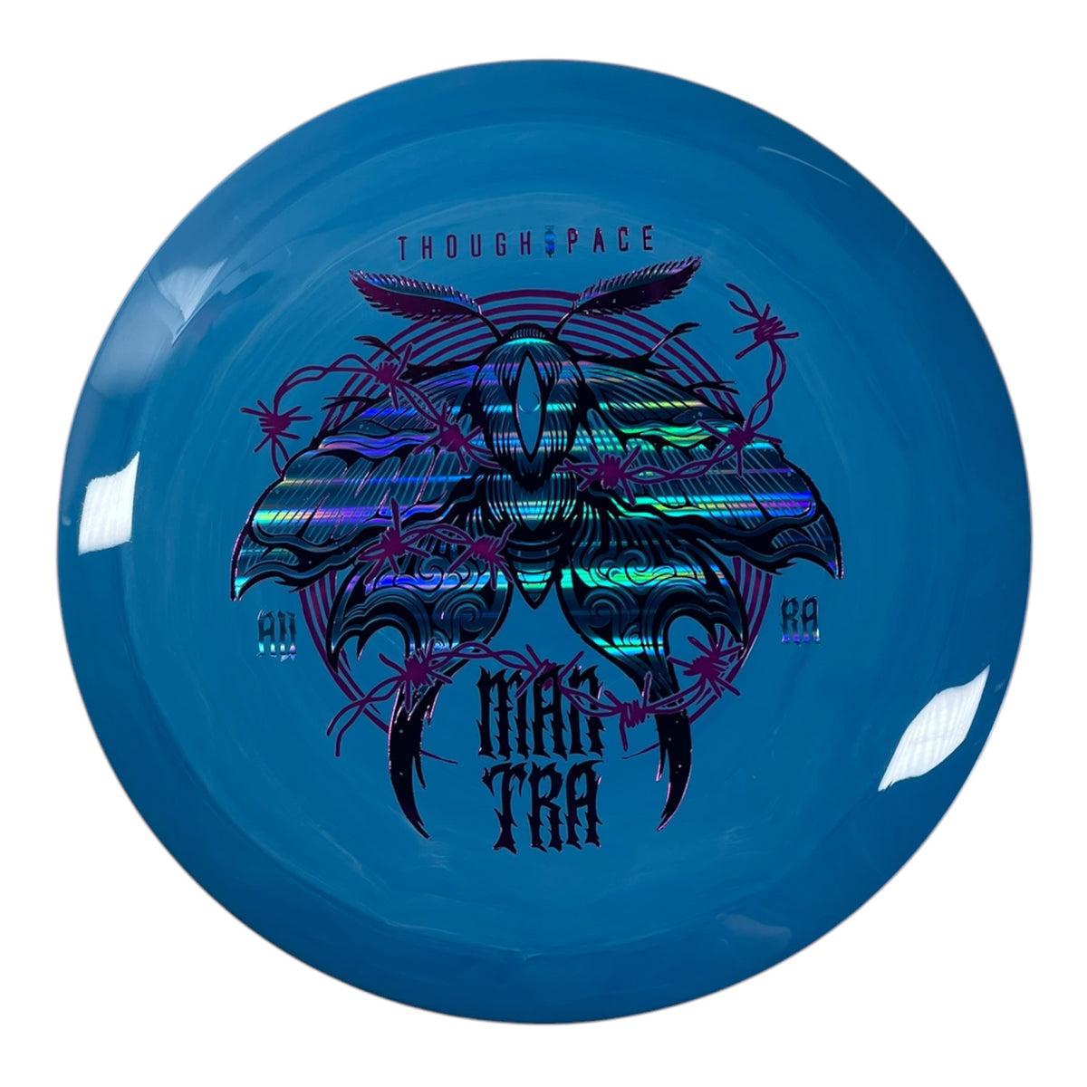 Thought Space Athletics Mantra | Aura | Blue/Blue Holo 174g Disc Golf