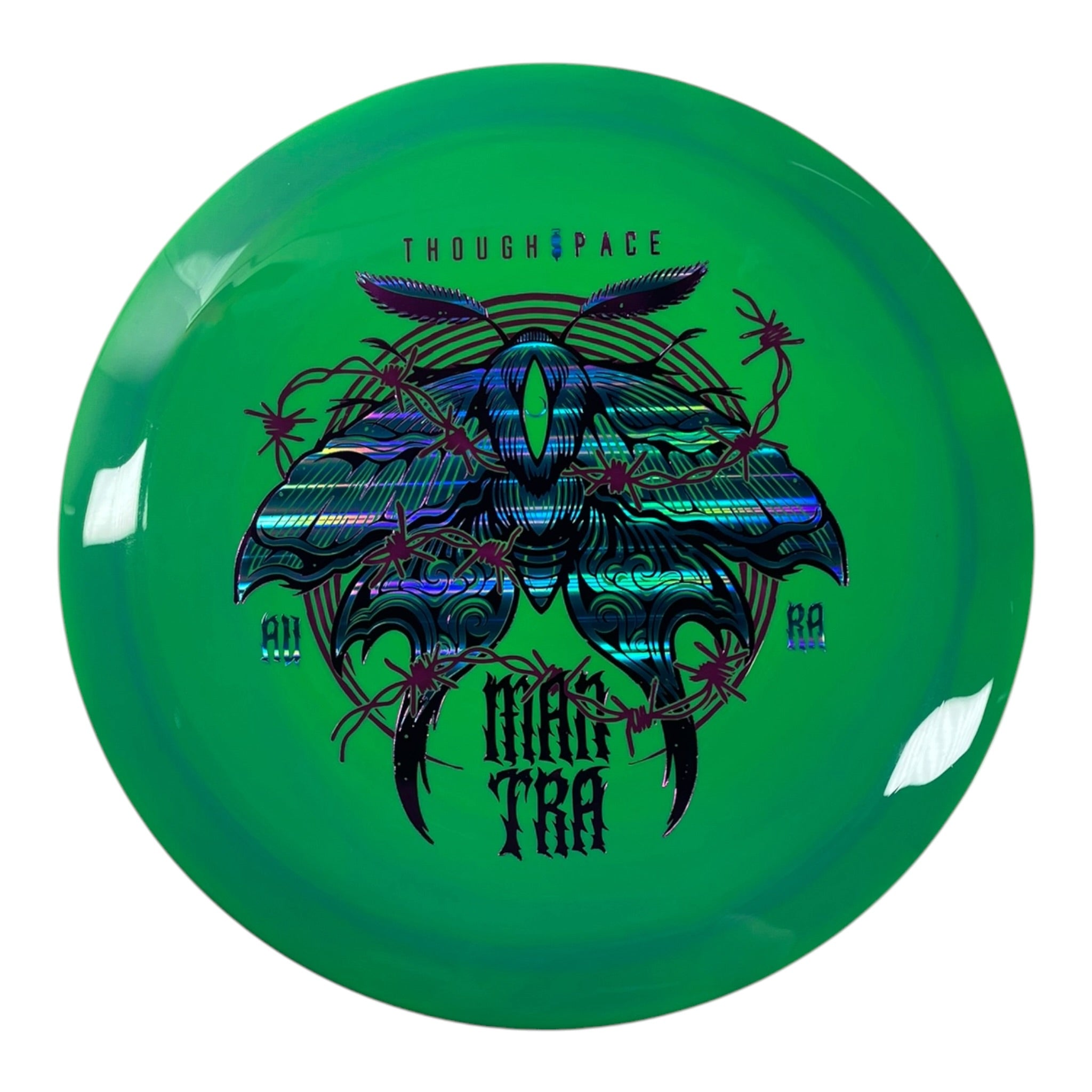 Thought Space Athletics Mantra | Aura | Green/Blue Holo 173g Disc Golf
