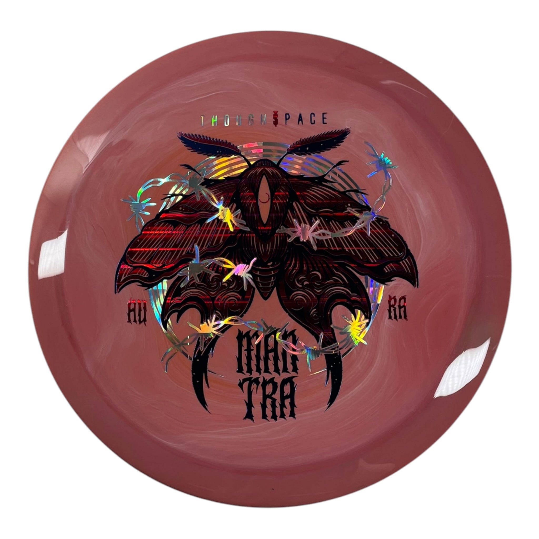 Thought Space Athletics Mantra | Aura | Pink/Red Holo 174g Disc Golf