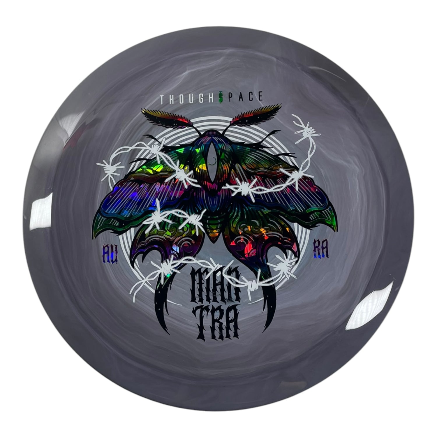 Thought Space Athletics Mantra | Aura | Purple/Rainbow 174g Disc Golf