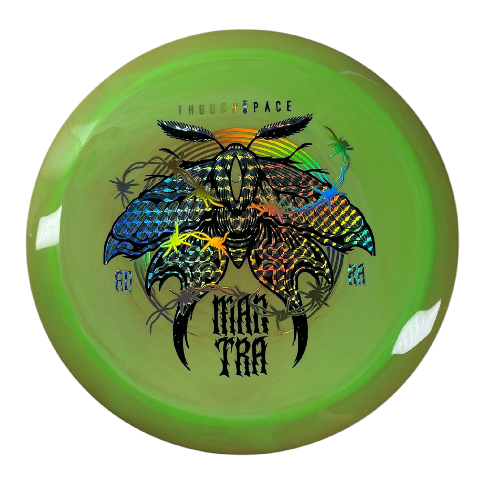 Thought Space Athletics Mantra | Aura | Yellow/Holo 173g Disc Golf