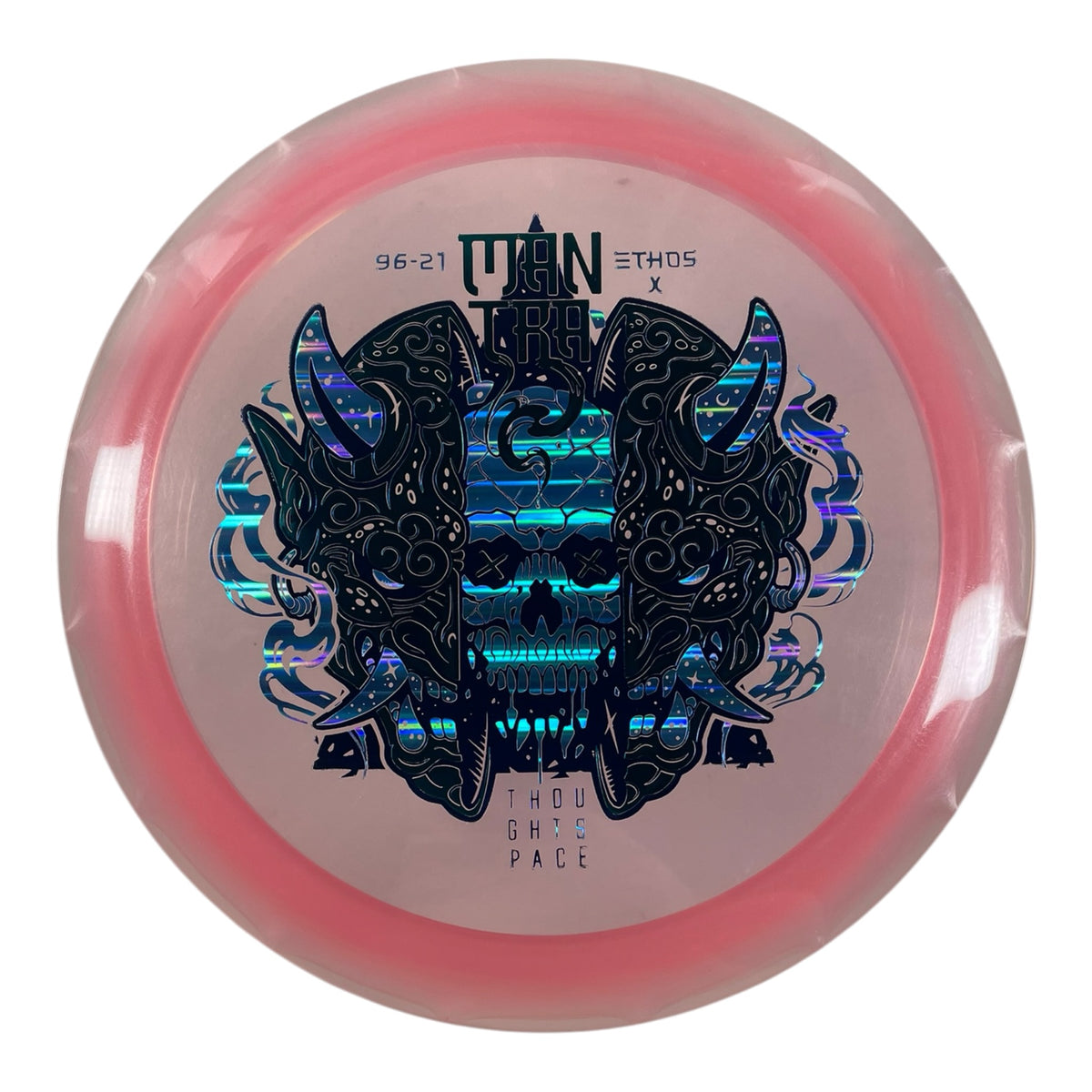Thought Space Athletics Mantra | Experimental Ethos | Pink/Teal 174g Disc Golf