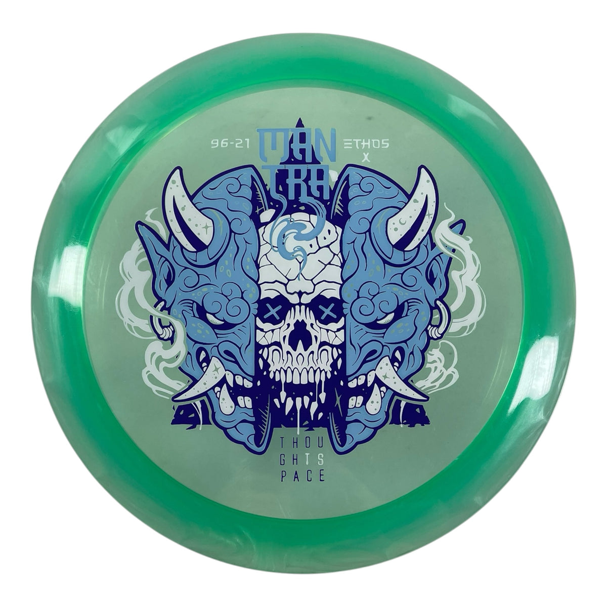 Thought Space Athletics Mantra | Experimental Ethos | Teal/White/Blue 174g Disc Golf