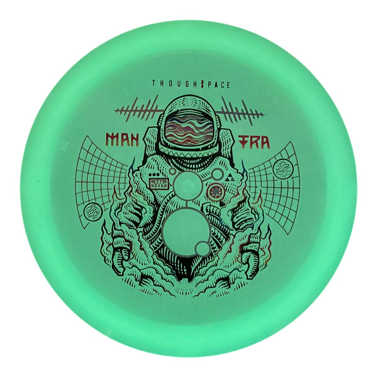 Thought Space Athletics Mantra | Glow | Glow/Rainbow 173g Disc Golf