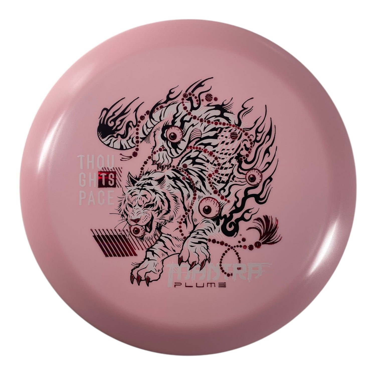 Thought Space Athletics Mantra | Plume | Pink/White/Red Holo 157g Disc Golf