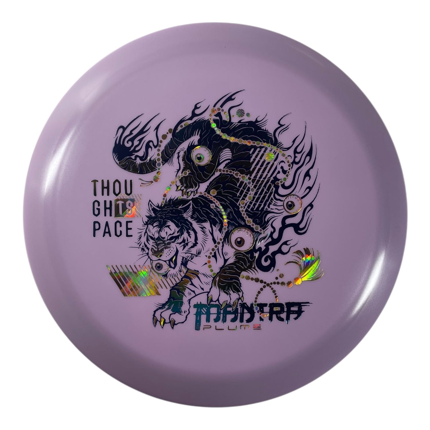 Thought Space Athletics Mantra | Plume | Purple/Multi/Gold Holo 157g Disc Golf