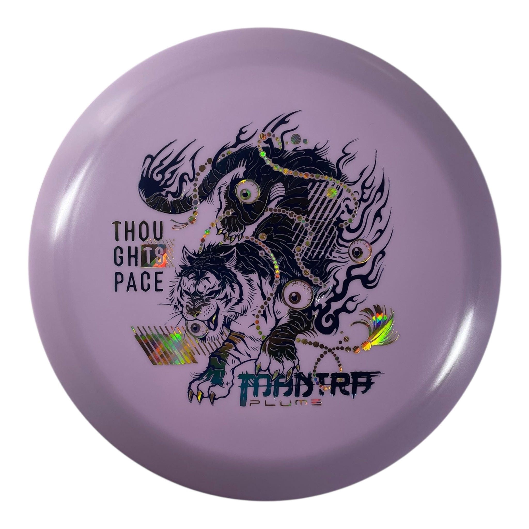 Thought Space Athletics Mantra | Plume | Purple/Multi/Gold Holo 157g Disc Golf