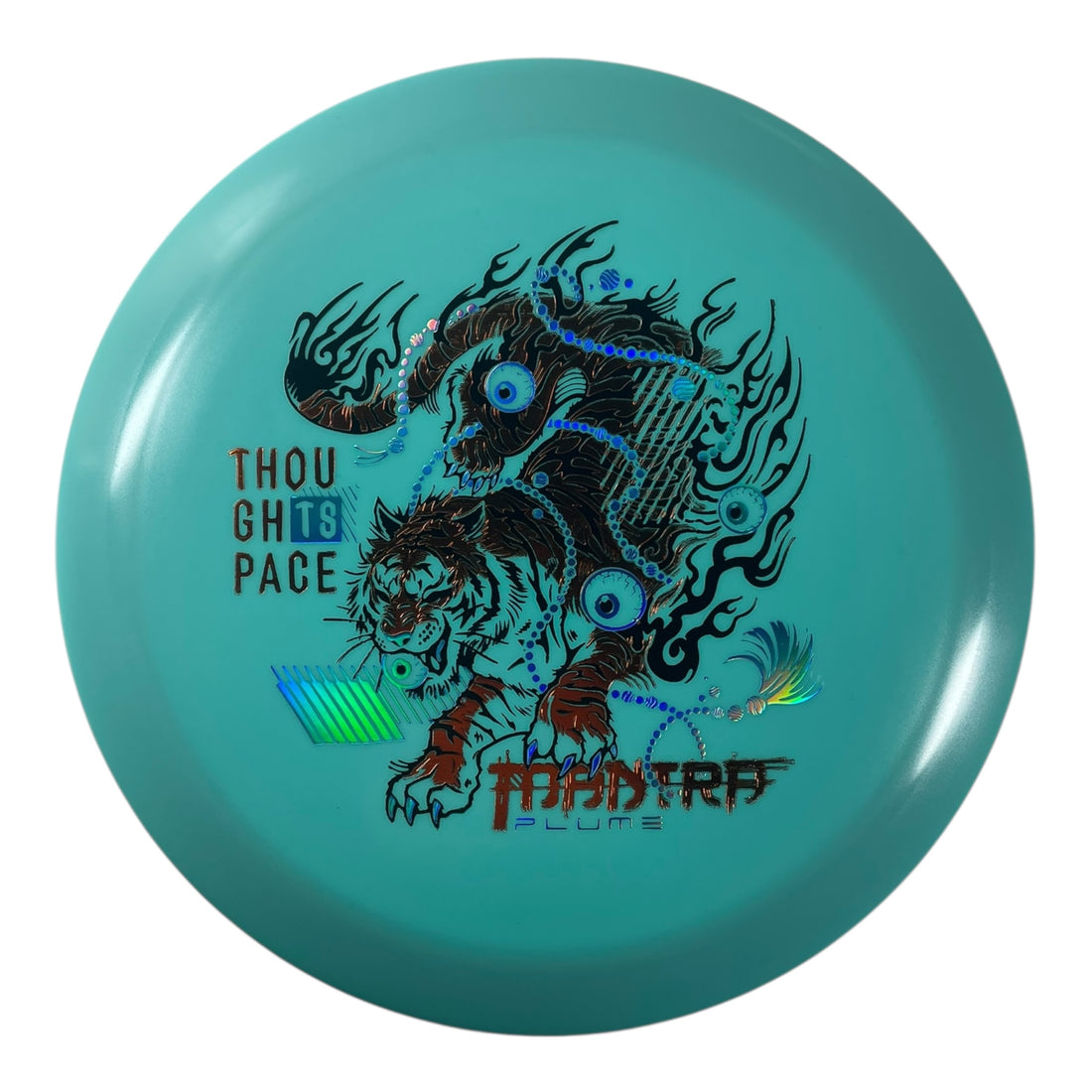 Thought Space Athletics Mantra | Plume | Teal/Orange/Blue Holo 157g Disc Golf