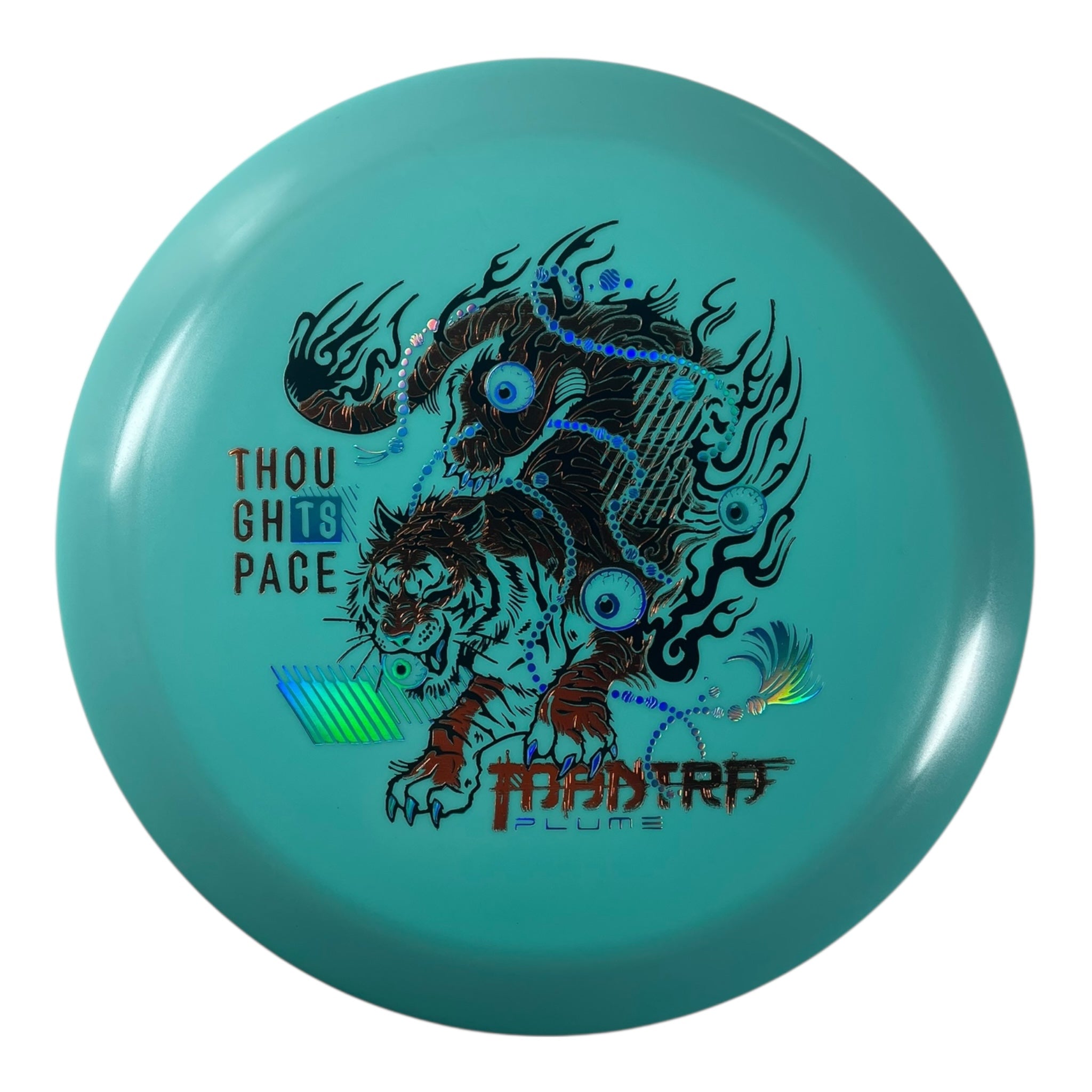 Thought Space Athletics Mantra | Plume | Teal/Orange/Blue Holo 157g Disc Golf