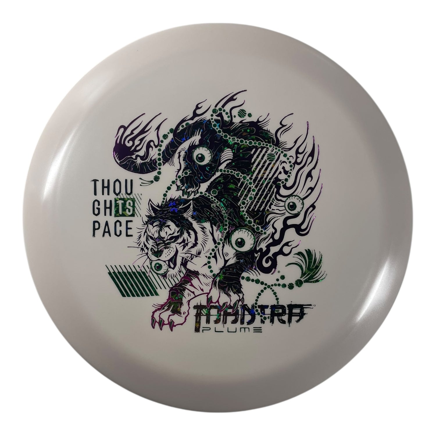 Thought Space Athletics Mantra | Plume | White/Purple/Green 158g Disc Golf