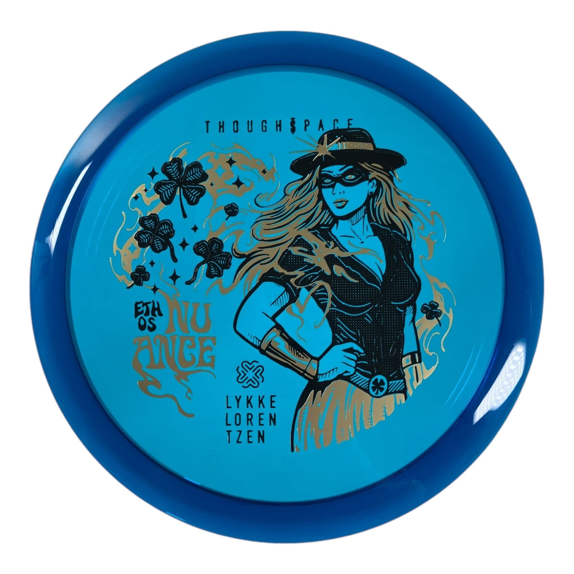 Thought Space Athletics Nuance | Ethos | Blue/Gold 174g (Lykke Lorentzen) Disc Golf