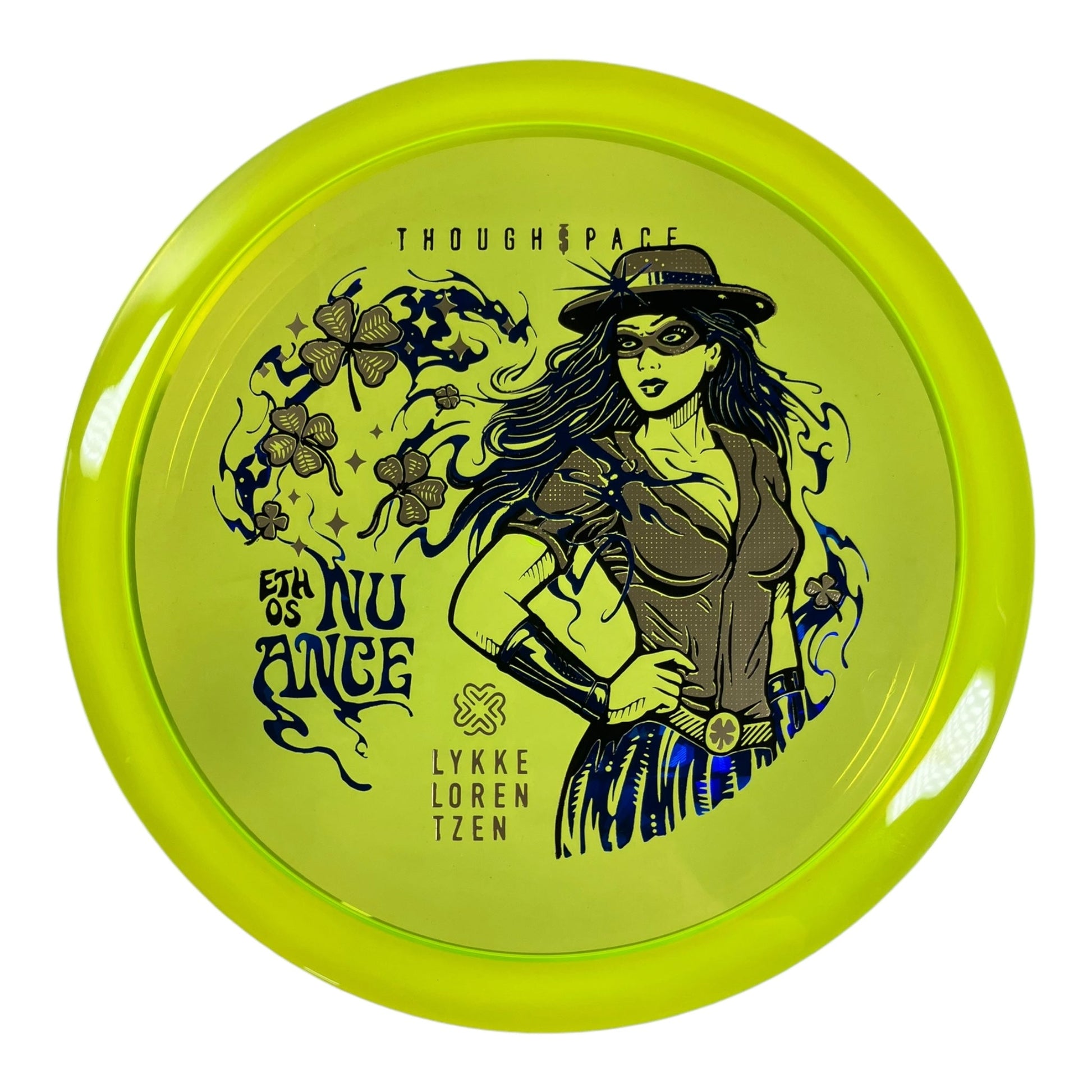 Thought Space Athletics Nuance | Ethos | Yellow/Blue 168g (Lykke Lorentzen) Disc Golf