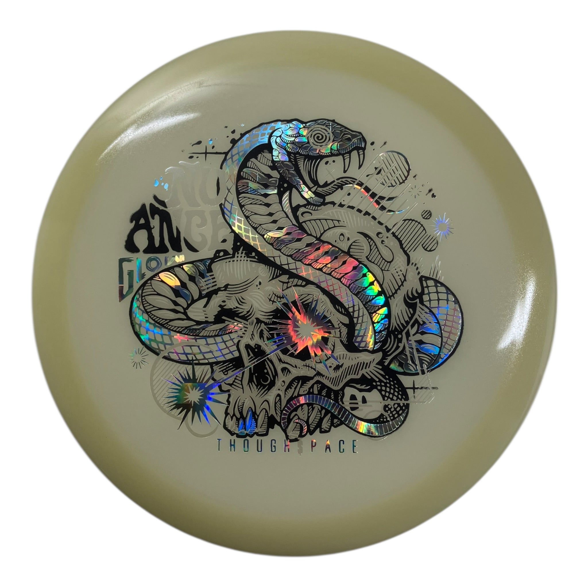 Thought Space Athletics Nuance | Glow | Glow/Silver 171g Disc Golf